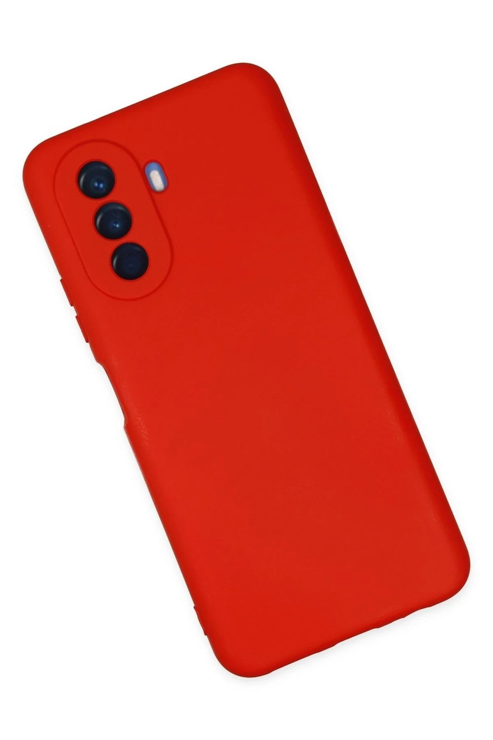 Mey İthalat®  Huawei Nova Y70 Kılıf Nano içi Kadife Silikon - Kırmızı