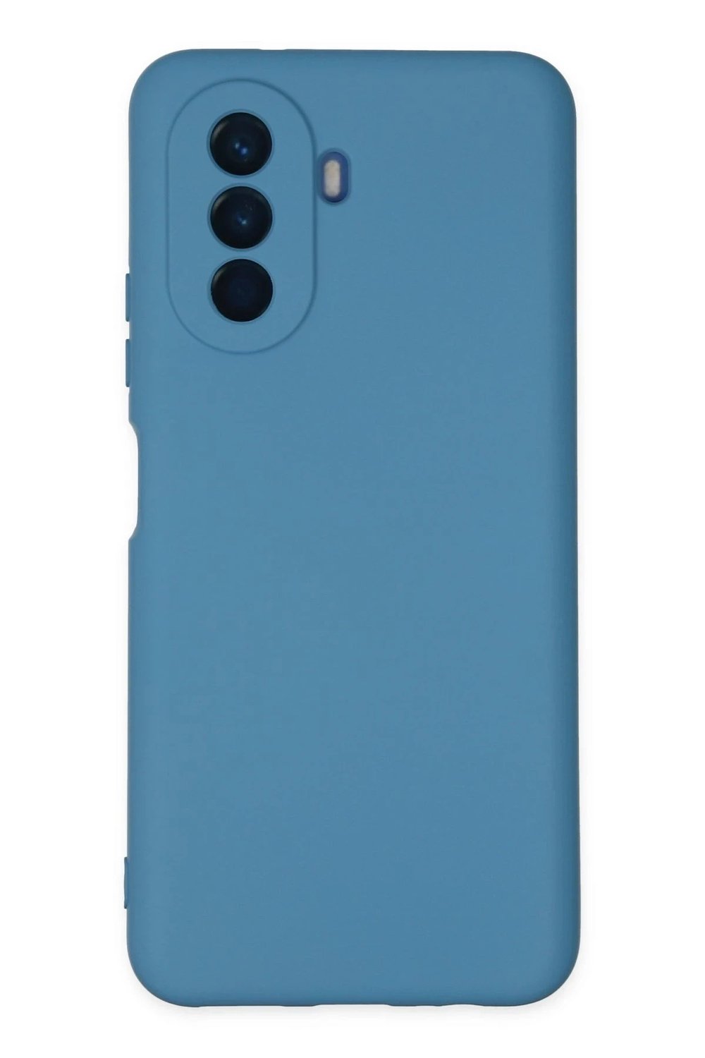 Mey İthalat®  Huawei Nova Y70 Kılıf Nano içi Kadife Silikon - Mavi