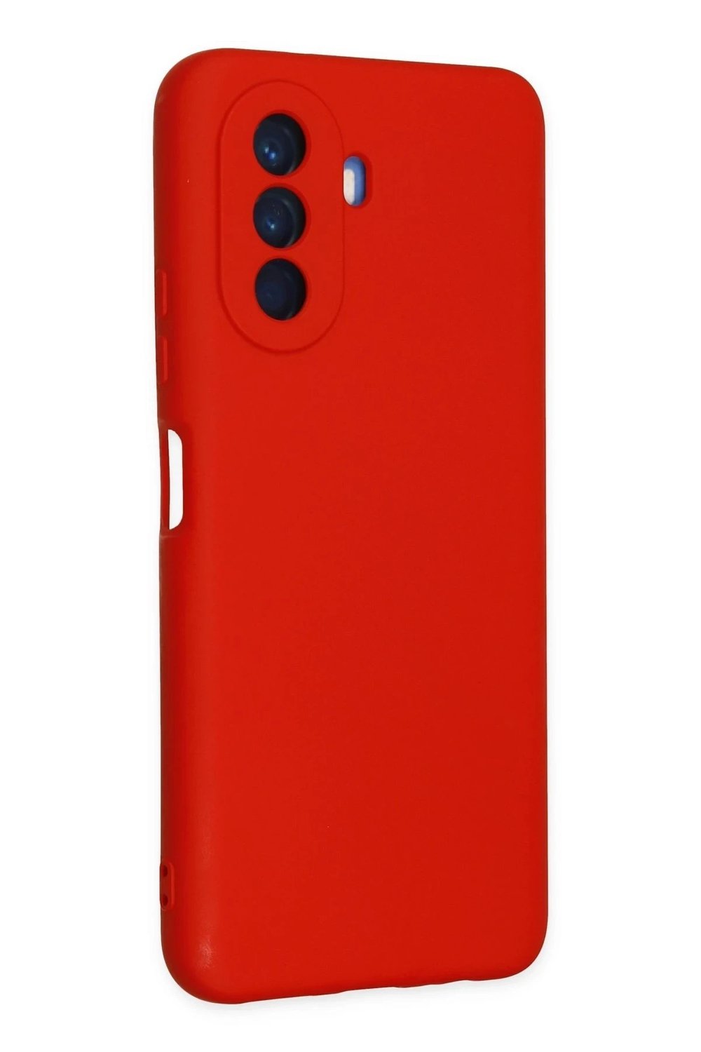 Mey İthalat®  Huawei Nova Y70 Kılıf Nano içi Kadife Silikon - Kırmızı