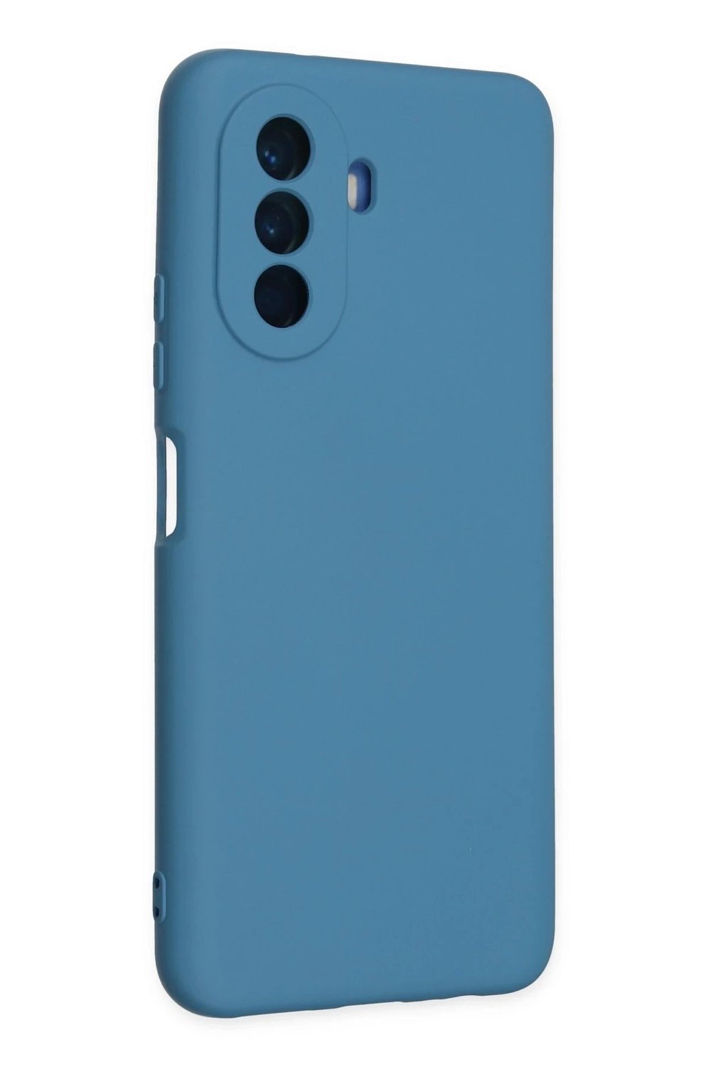 Mey İthalat®  Huawei Nova Y70 Kılıf Nano içi Kadife Silikon - Mavi