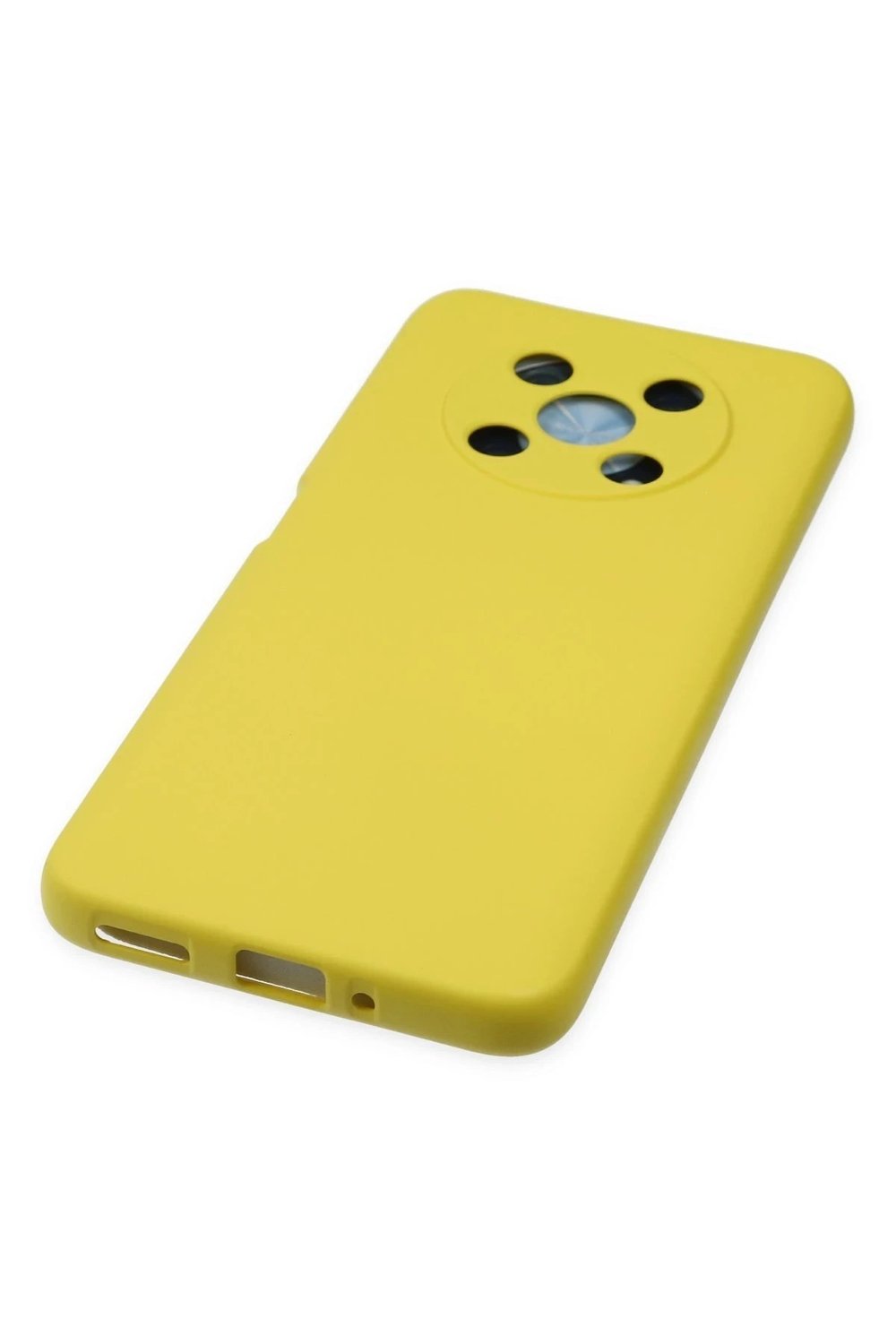 Mey İthalat®  Huawei Nova Y90 Kılıf Nano içi Kadife Silikon - Sarı