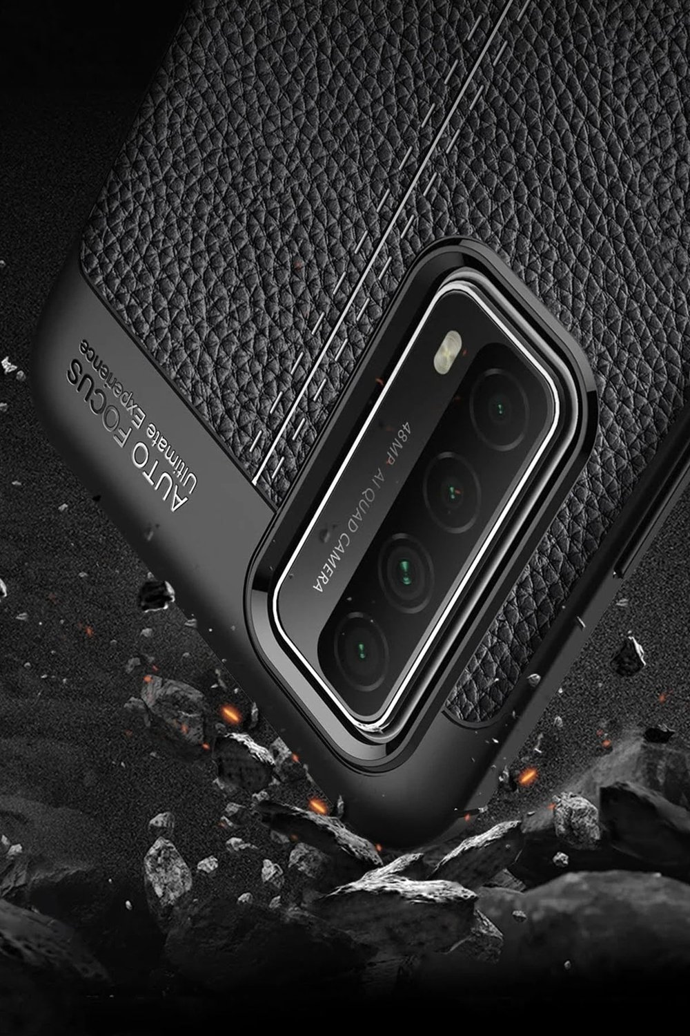Mey İthalat®  Huawei P Smart 2021 Kılıf Auto Focus Kapak - Kırmızı