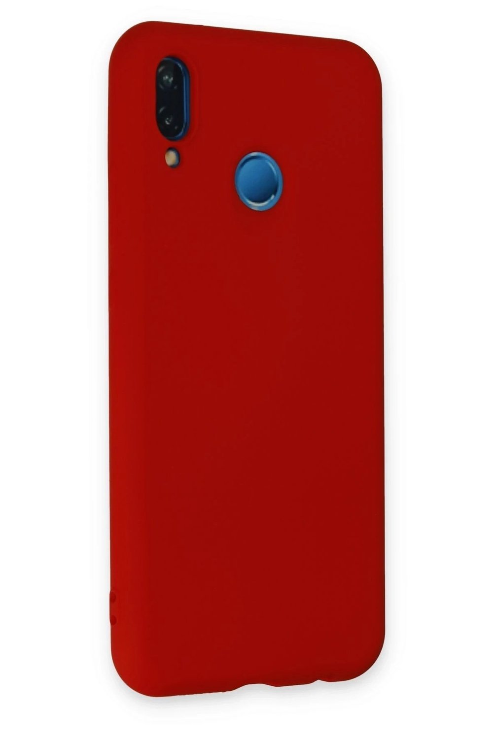 Mey İthalat®  Huawei P20 Lite Kılıf Nano içi Kadife Silikon - Kırmızı