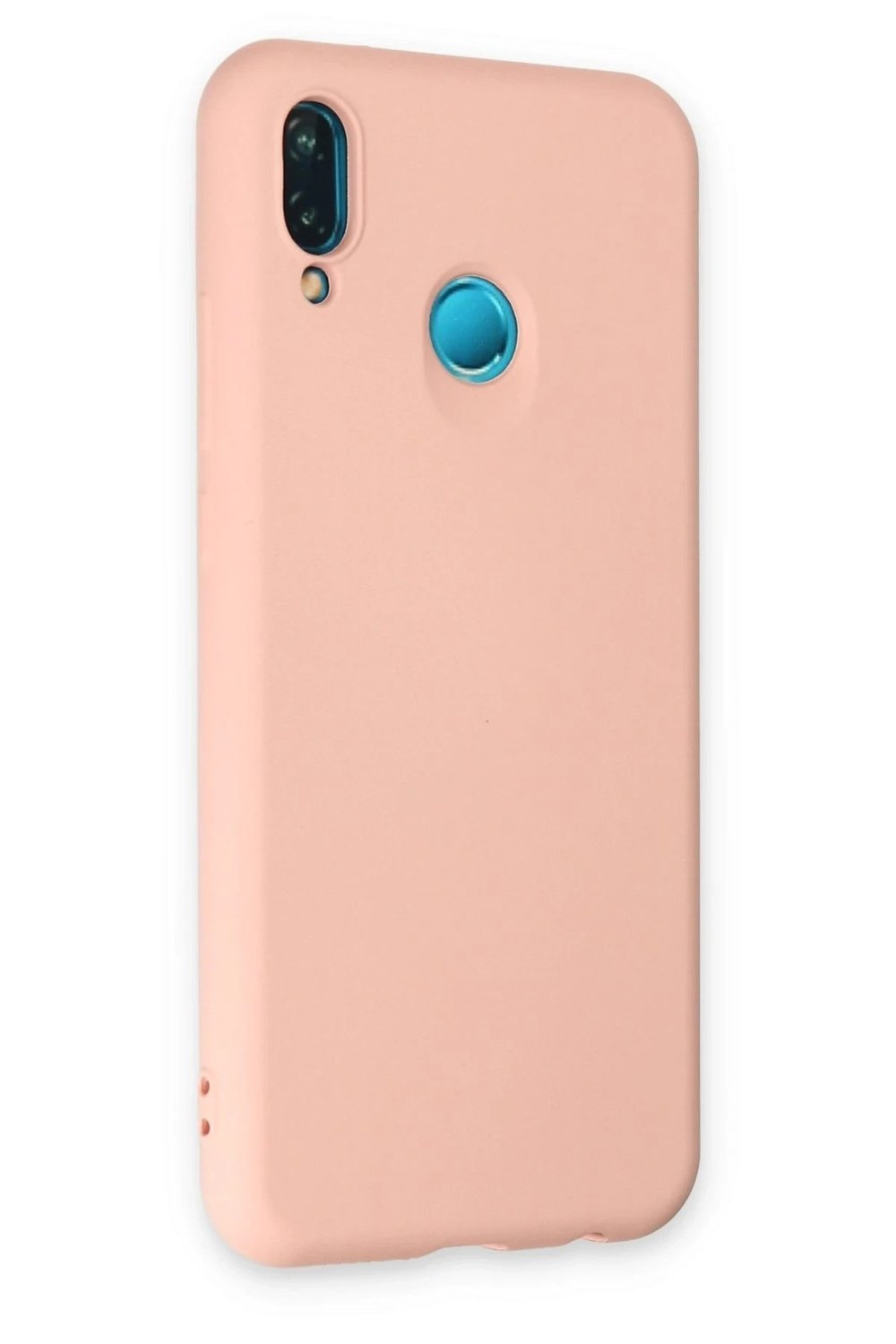 Mey İthalat®  Huawei P20 Lite Kılıf Nano içi Kadife Silikon - Pudra