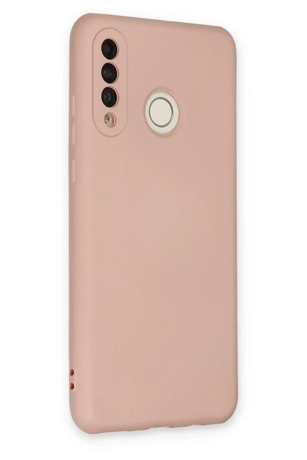 Mey İthalat®  Huawei P30 Lite Kılıf Nano içi Kadife Silikon - Pudra