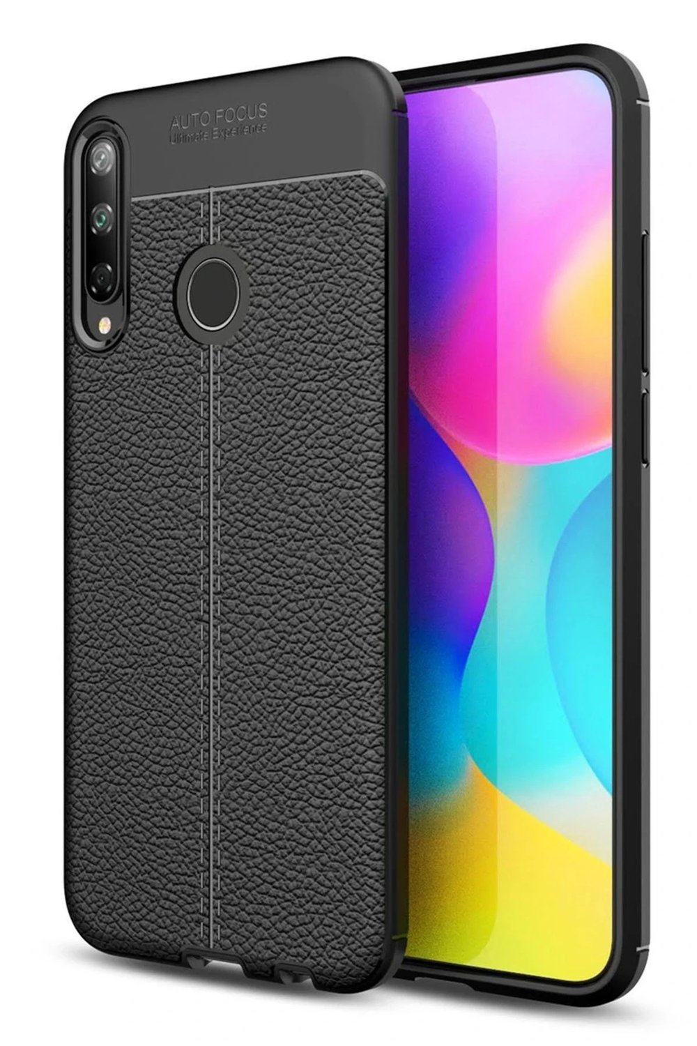 Mey İthalat®  Huawei P40 Lite E Kılıf Auto Focus Kapak - Siyah