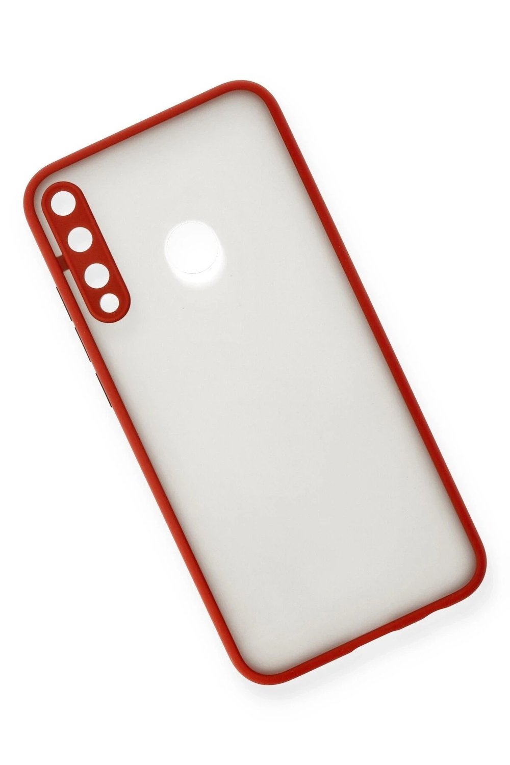 Mey İthalat®  Huawei P40 Lite E Kılıf Montreal Silikon Kapak - Kırmızı
