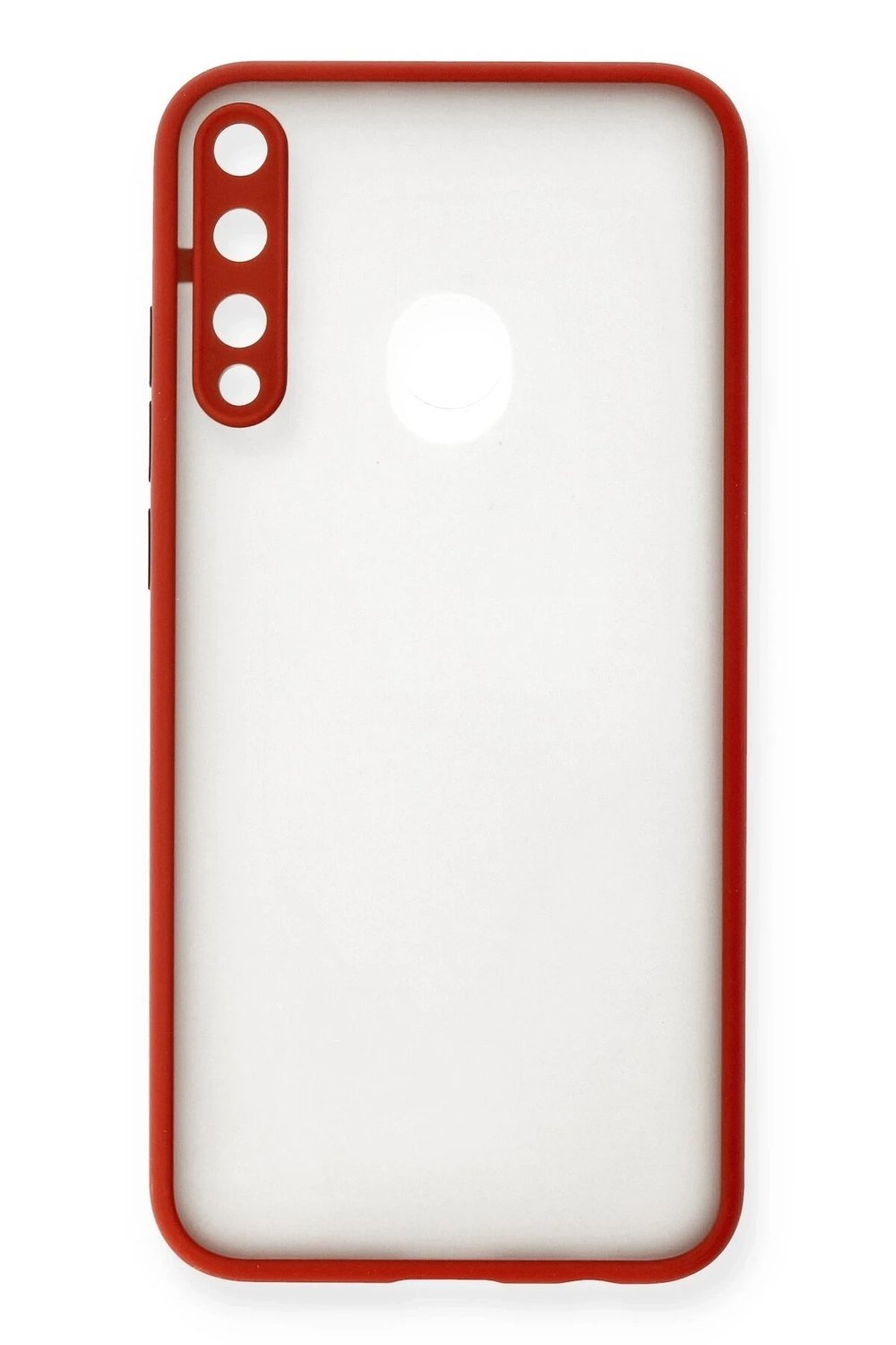 Mey İthalat®  Huawei P40 Lite E Kılıf Montreal Silikon Kapak - Kırmızı