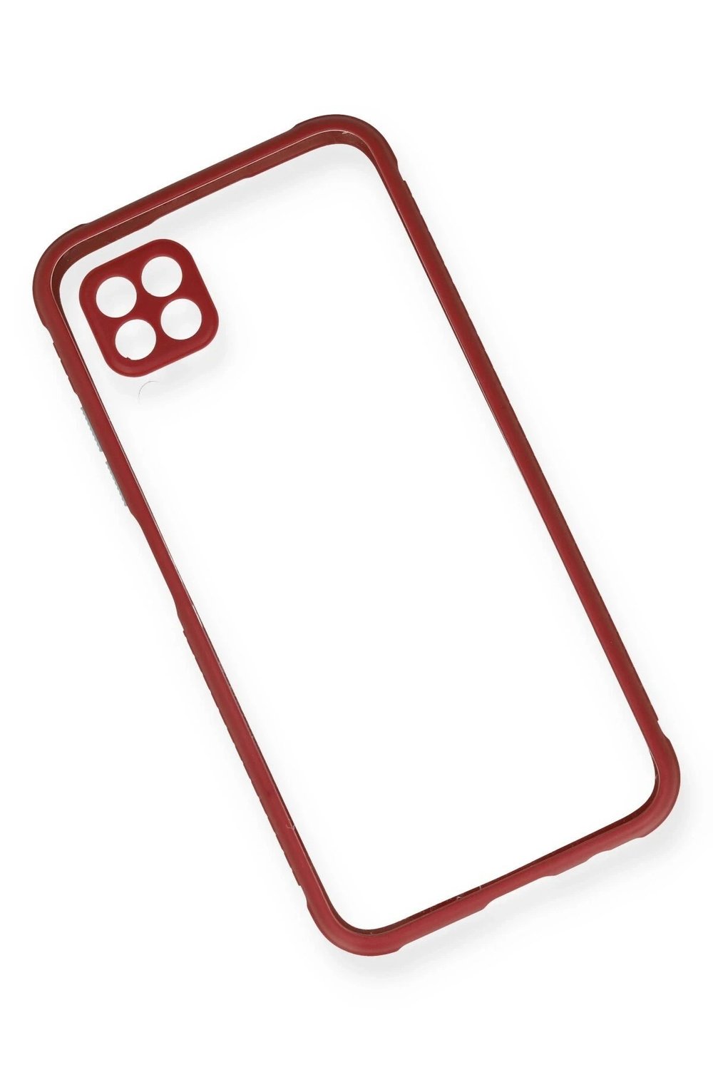 Mey İthalat®  Huawei P40 Lite Kılıf Miami Şeffaf Silikon - Fuşya