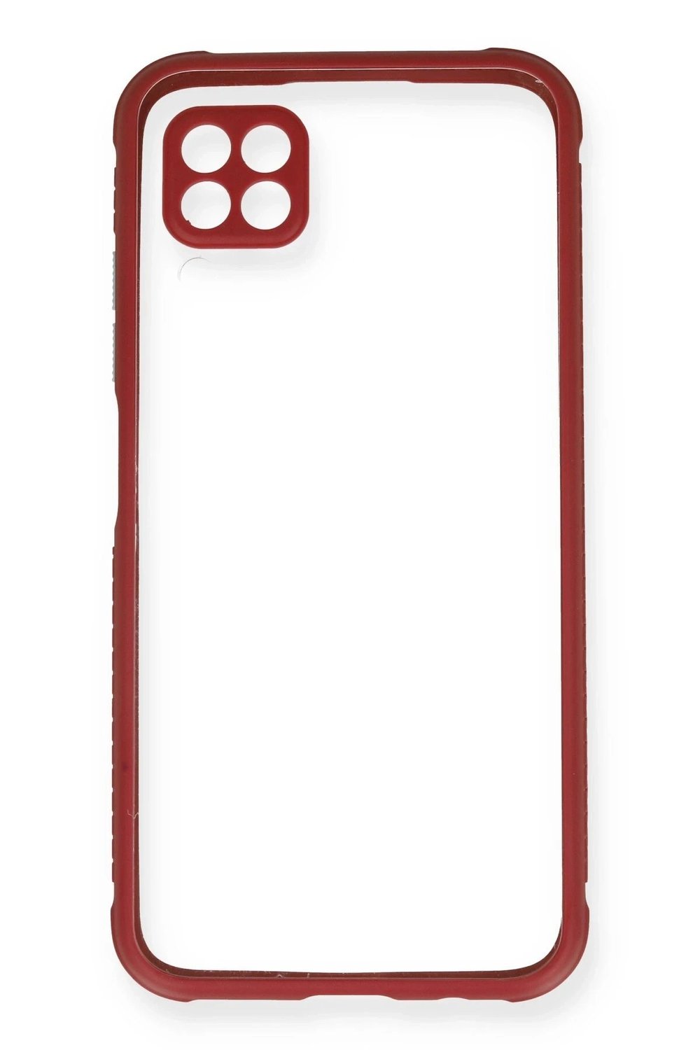 Mey İthalat®  Huawei P40 Lite Kılıf Miami Şeffaf Silikon - Fuşya