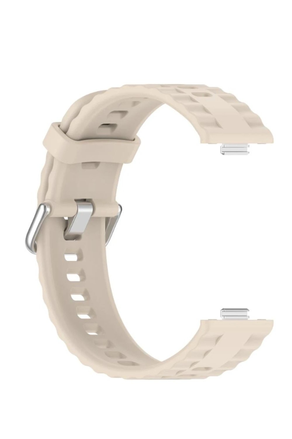 Mey İthalat®  Huawei Watch Fit 3 Klasik Kordon - Krem