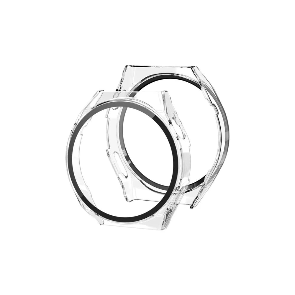 Mey İthalat®  Huawei Watch GT3 Pro 43mm Dota Camlı Kasa Ekran Koruyucu - Şeffaf