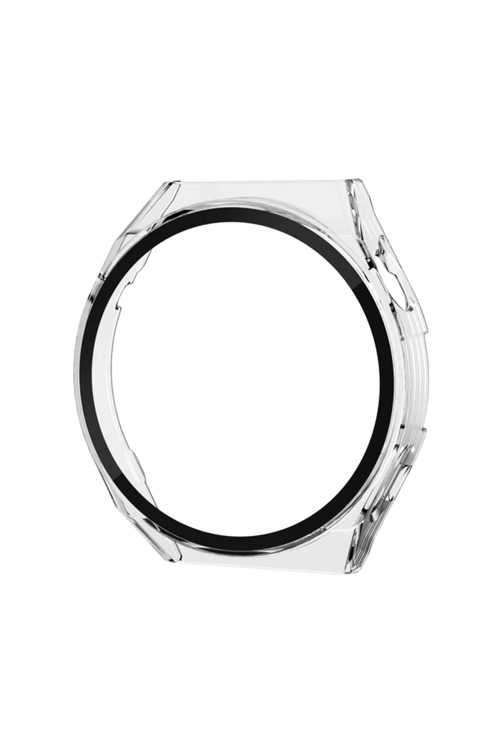 Mey İthalat®  Huawei Watch GT3 Pro 46mm Dota Camlı Kasa Ekran Koruyucu - Şeffaf