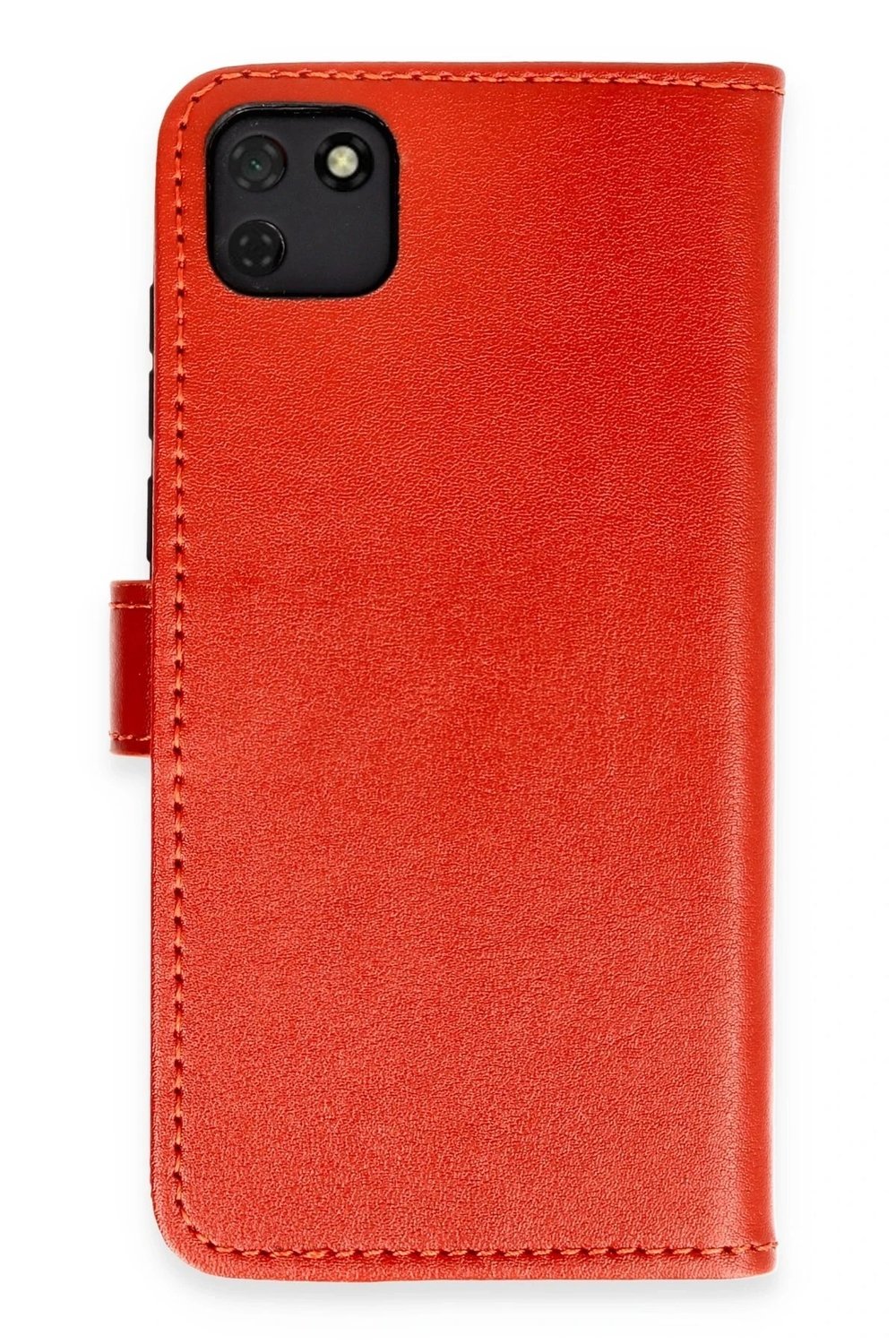 Mey İthalat®  Huawei Y5P Kılıf Trend S Plus Kapaklı Kılıf - Kırmızı