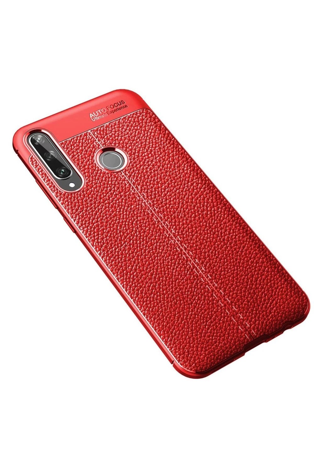 Mey İthalat®  Huawei Y6P Kılıf Auto Focus Kapak - Kırmızı