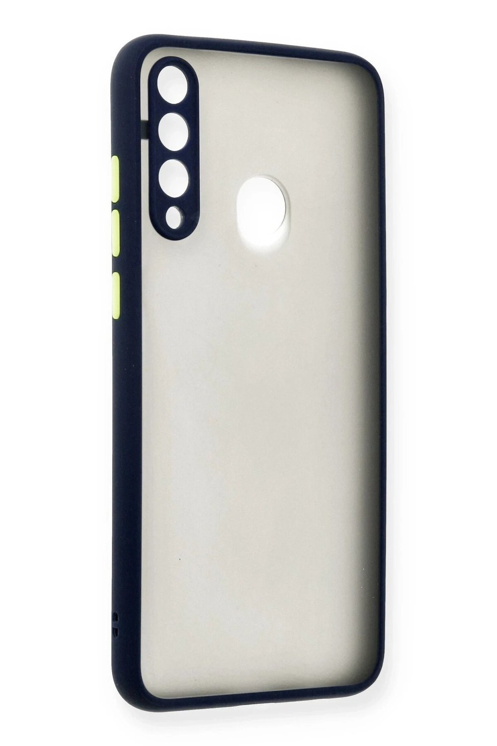 Mey İthalat®  Huawei Y6P Kılıf Montreal Silikon Kapak - Lacivert