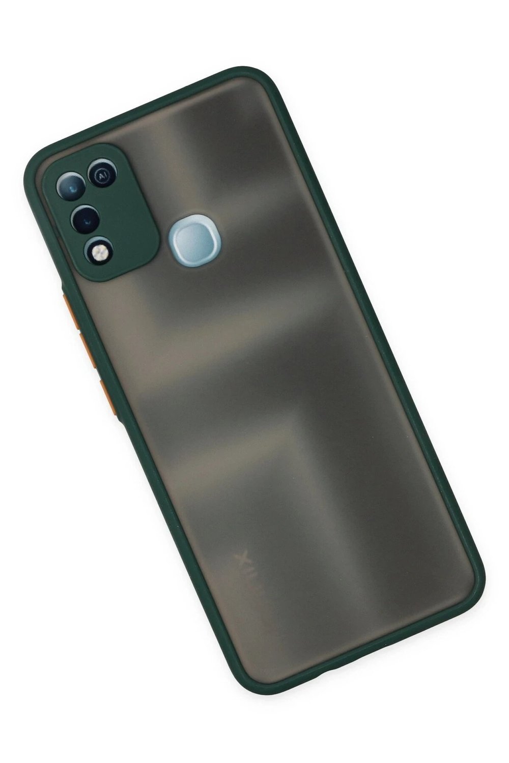 Mey İthalat®  İnfinix Hot 10 Play Kılıf Montreal Silikon Kapak - Yeşil