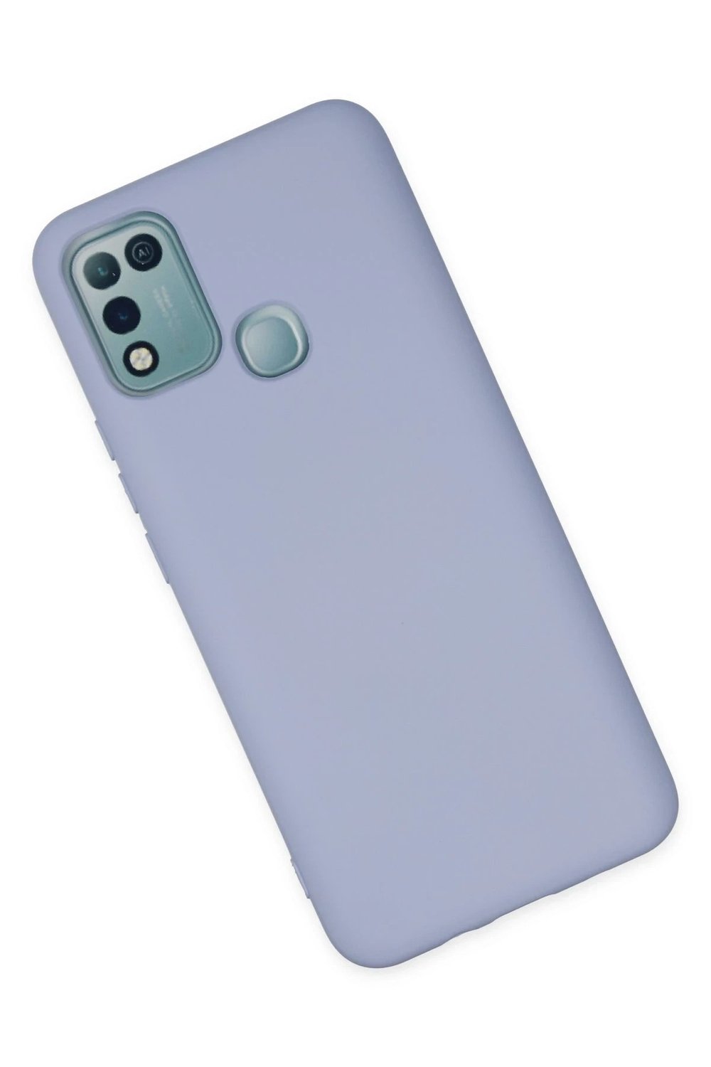 Mey İthalat®  İnfinix Hot 10 Play Kılıf Nano içi Kadife Silikon - Lila
