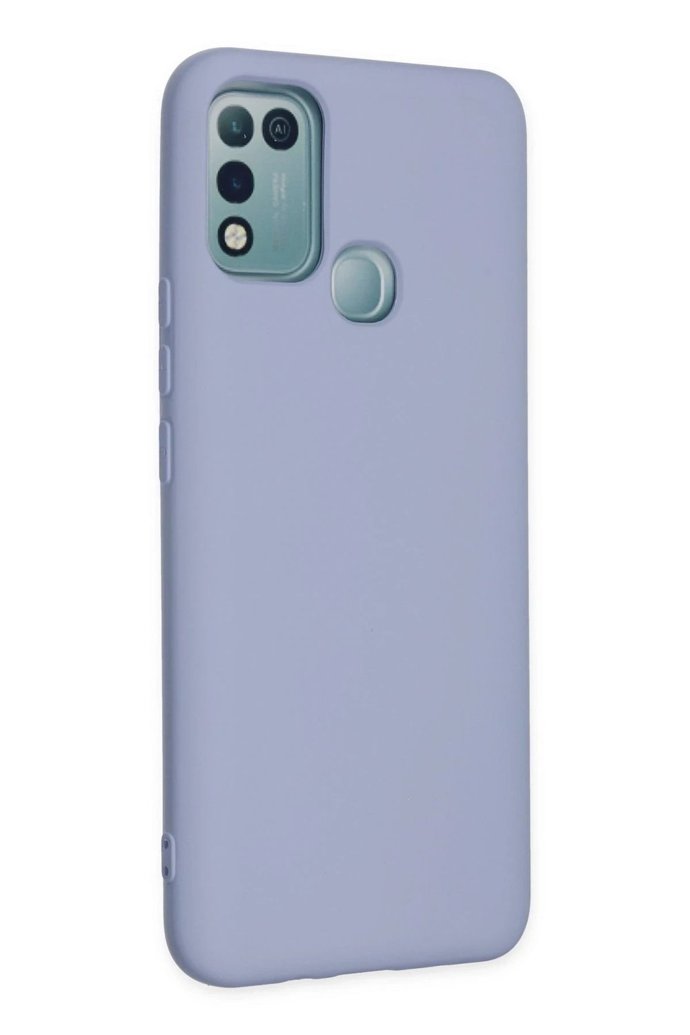 Mey İthalat®  İnfinix Hot 10 Play Kılıf Nano içi Kadife Silikon - Lila