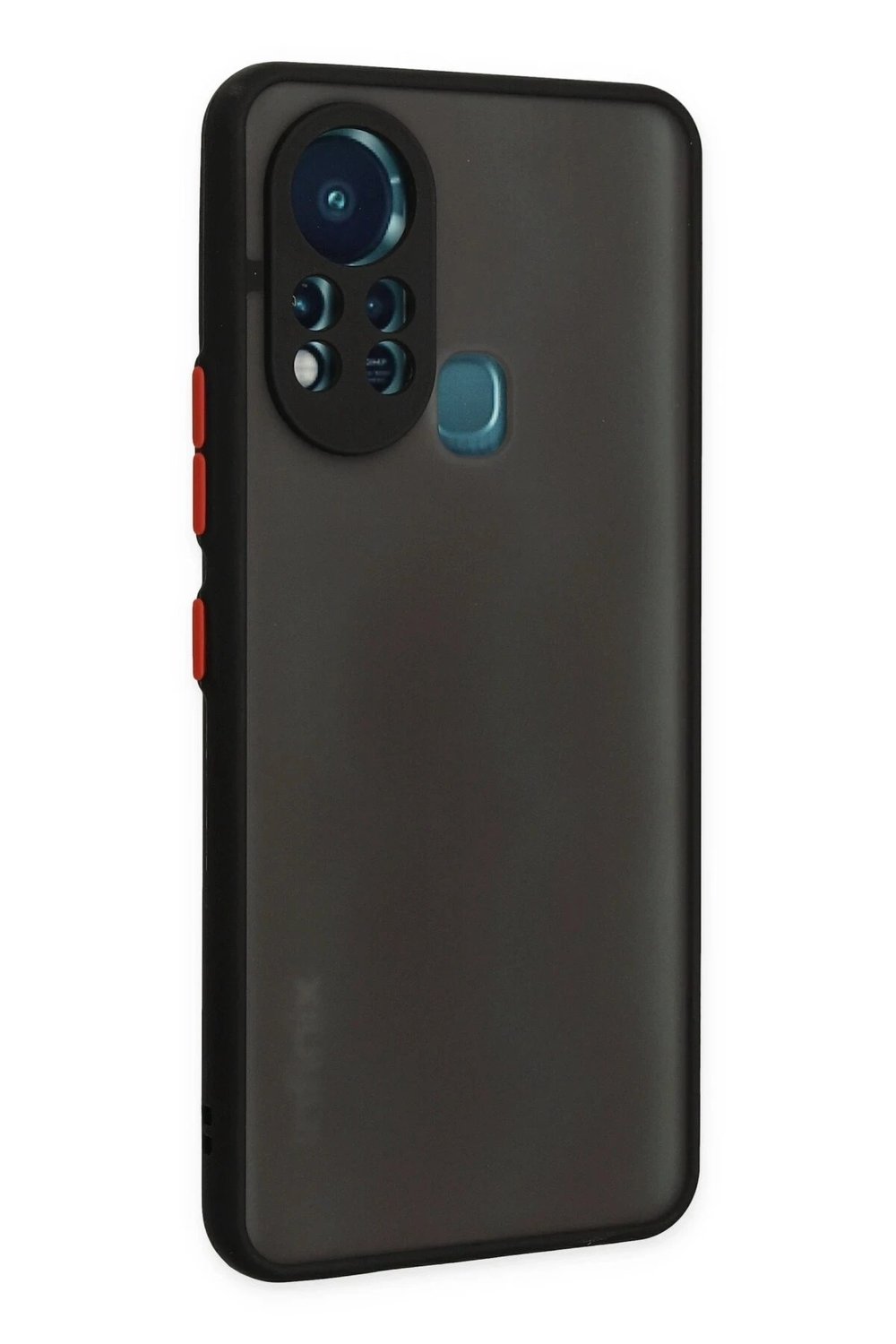 Mey İthalat®  İnfinix Hot 11s Kılıf Montreal Silikon Kapak - Siyah