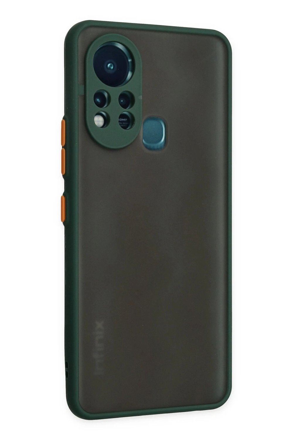 Mey İthalat®  İnfinix Hot 11s Kılıf Montreal Silikon Kapak - Yeşil