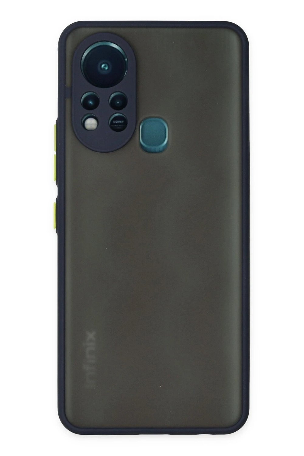 Mey İthalat®  İnfinix Hot 11s Kılıf Montreal Silikon Kapak - Lacivert