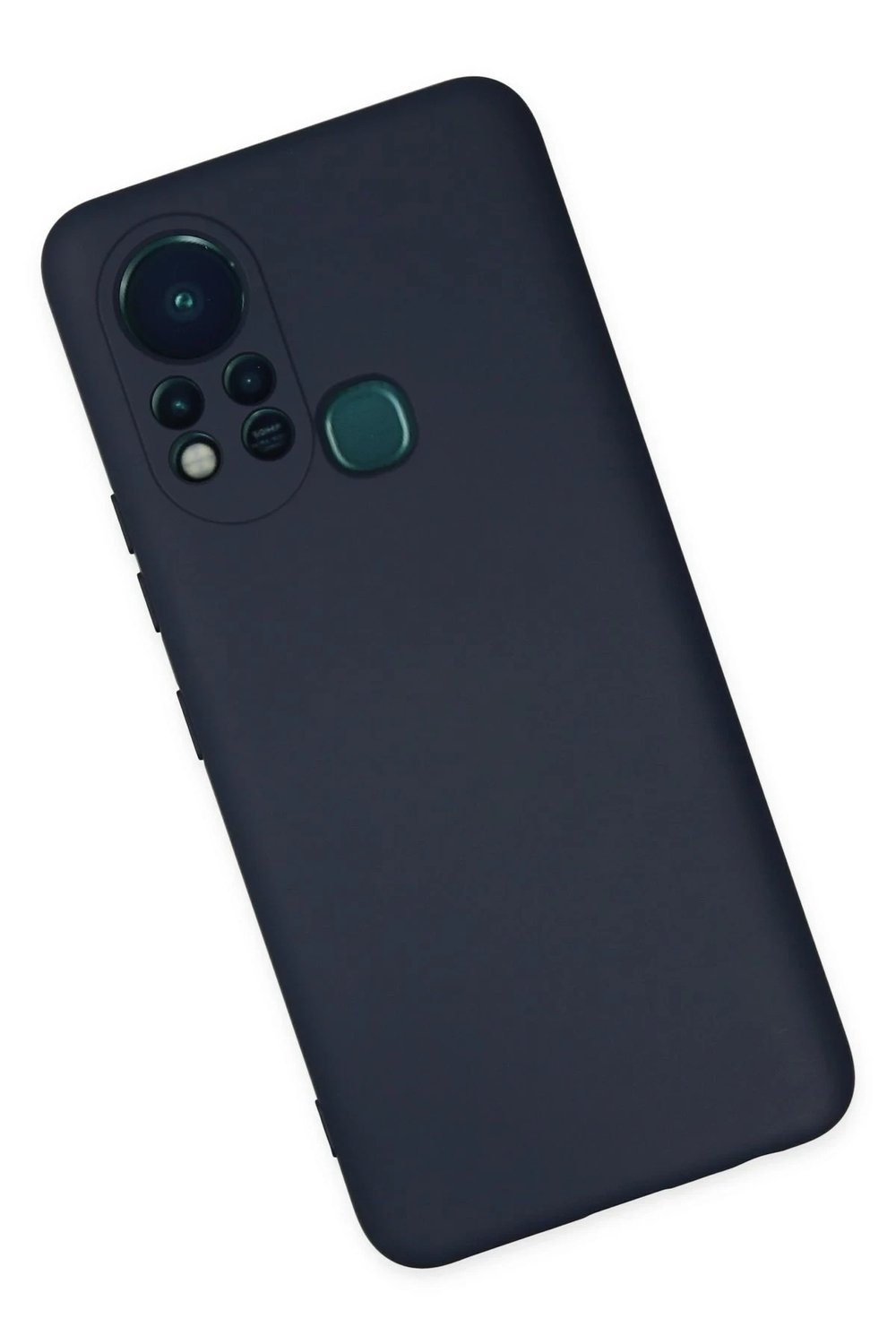 Mey İthalat®  İnfinix Hot 11s Kılıf Nano içi Kadife Silikon - Lacivert
