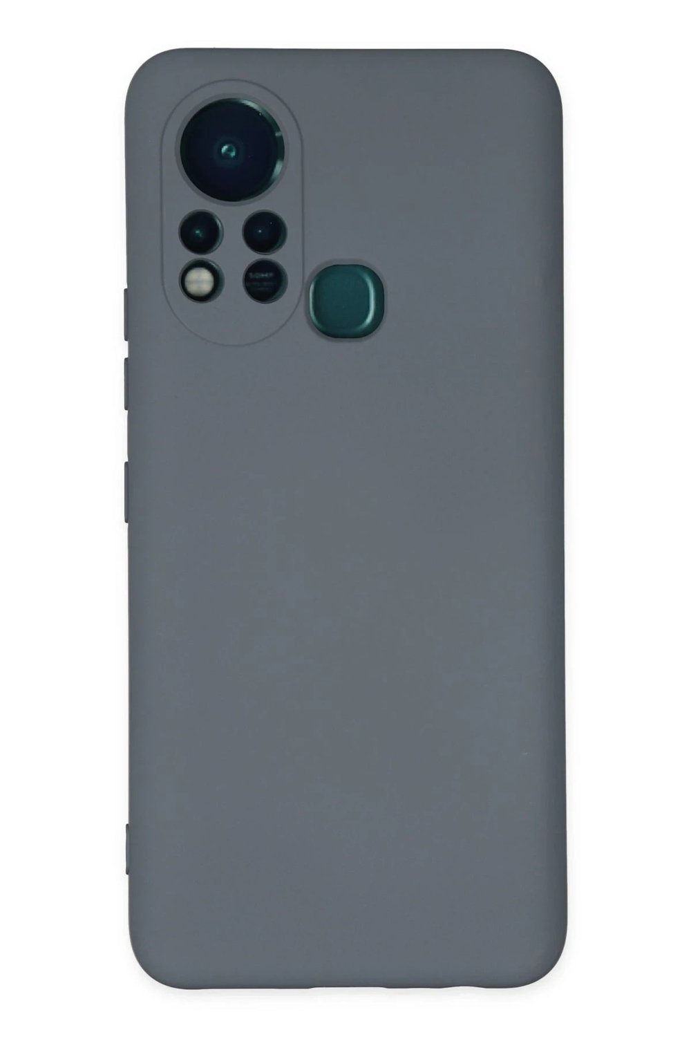 Mey İthalat®  İnfinix Hot 11s Kılıf Nano içi Kadife Silikon - Gri