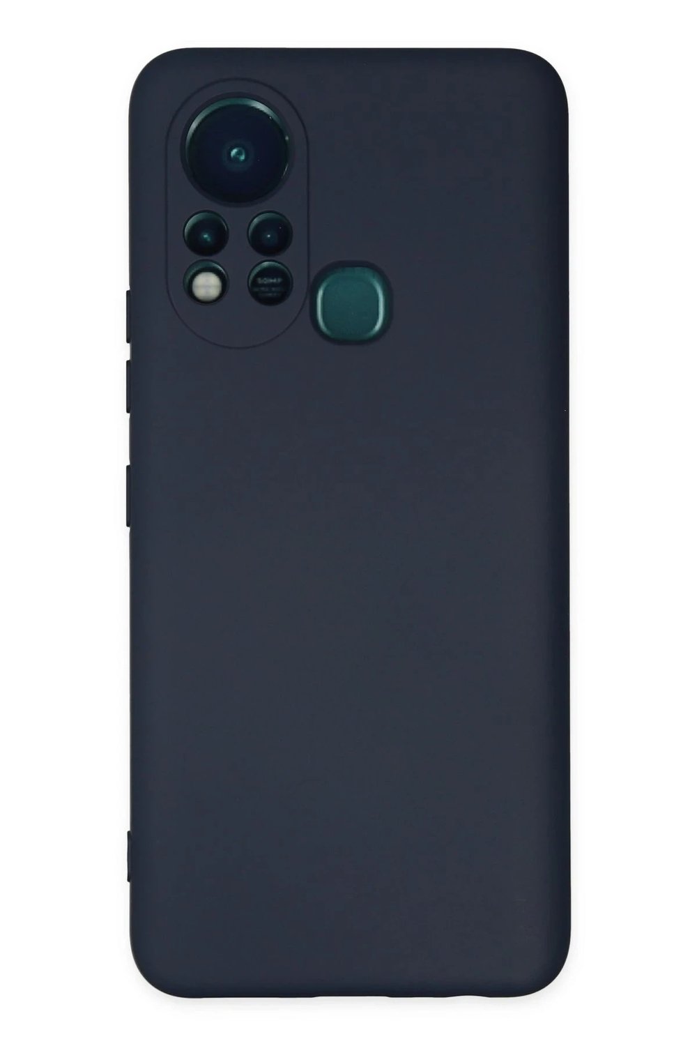 Mey İthalat®  İnfinix Hot 11s Kılıf Nano içi Kadife Silikon - Lacivert