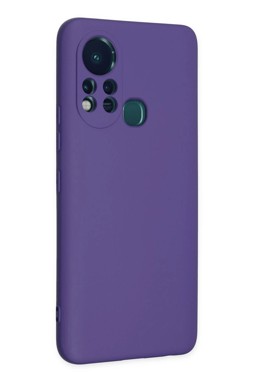 Mey İthalat®  İnfinix Hot 11s Kılıf Nano içi Kadife Silikon - Mor