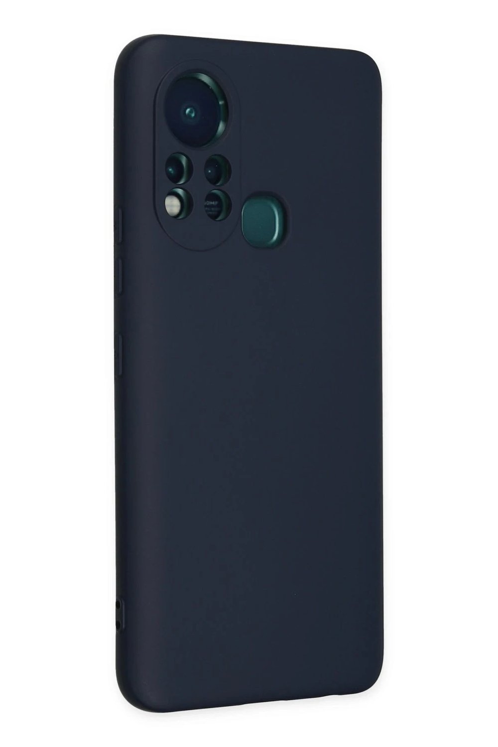 Mey İthalat®  İnfinix Hot 11s Kılıf Nano içi Kadife Silikon - Lacivert