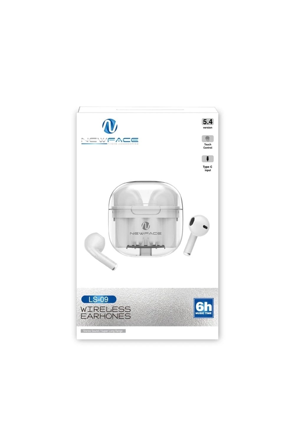 Mey İthalat®  LS-09 Bluetooth 5.3 TWS Kablosuz Airpods Kulaklık - Mavi