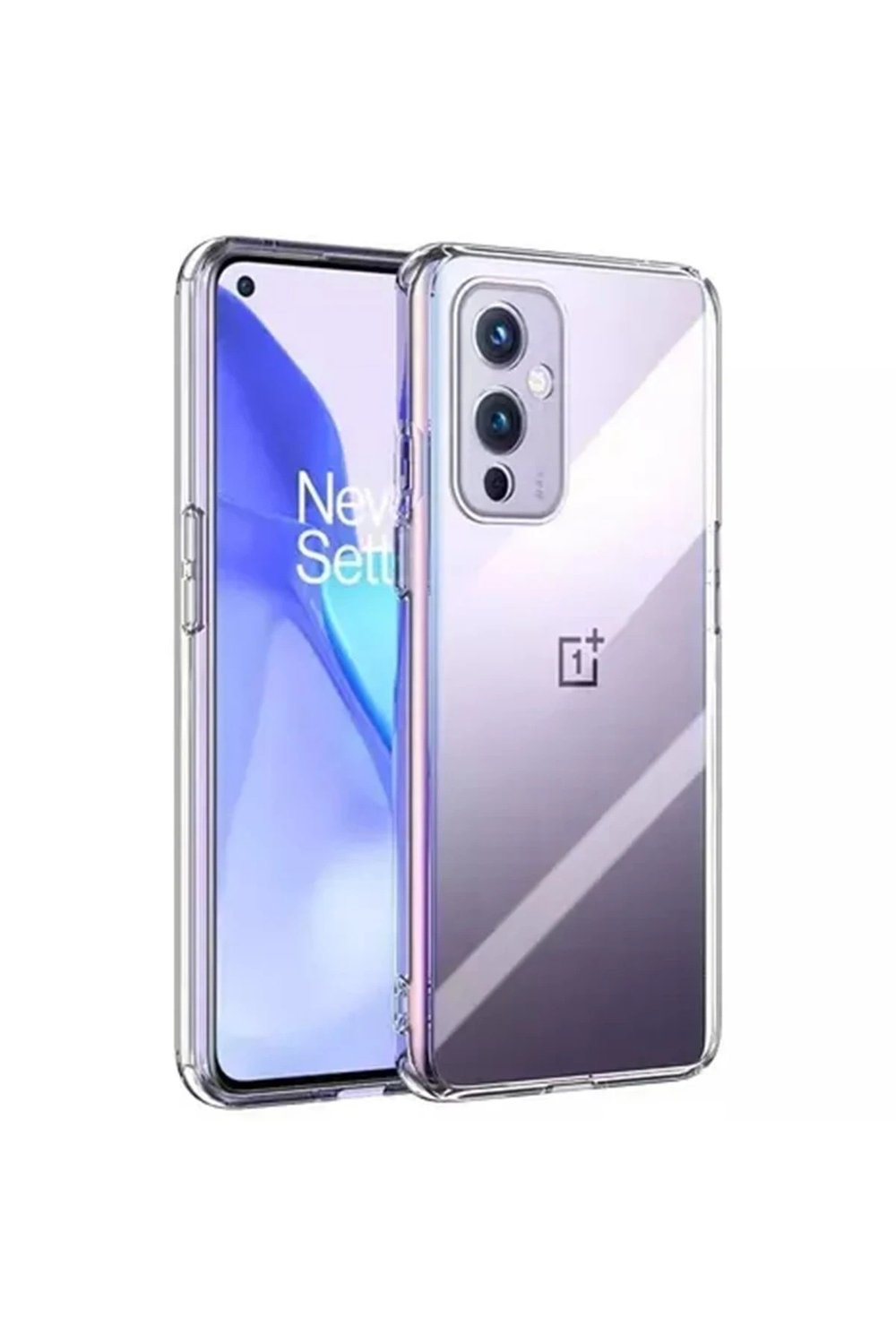 Mey İthalat®  One Plus 9 Kılıf Lüx Şeffaf Silikon