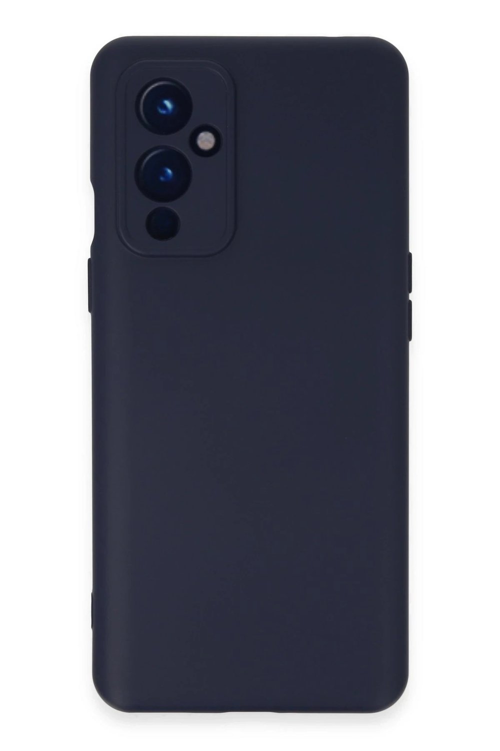 Mey İthalat®  One Plus 9 Kılıf Nano içi Kadife Silikon - Lacivert