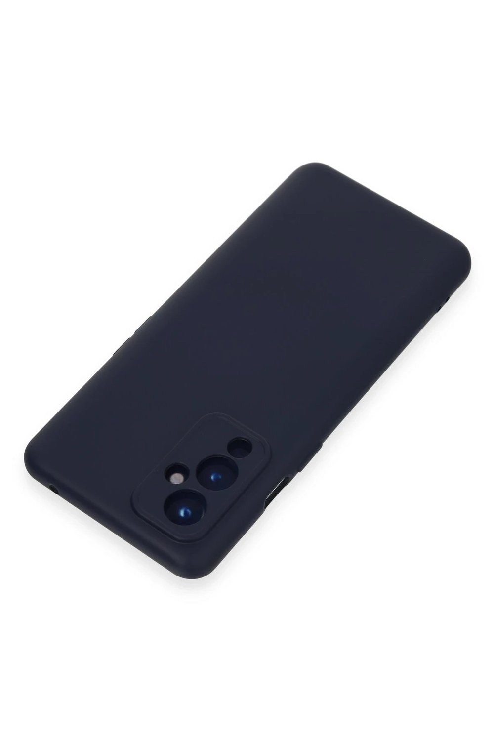 Mey İthalat®  One Plus 9 Kılıf Nano içi Kadife Silikon - Lacivert