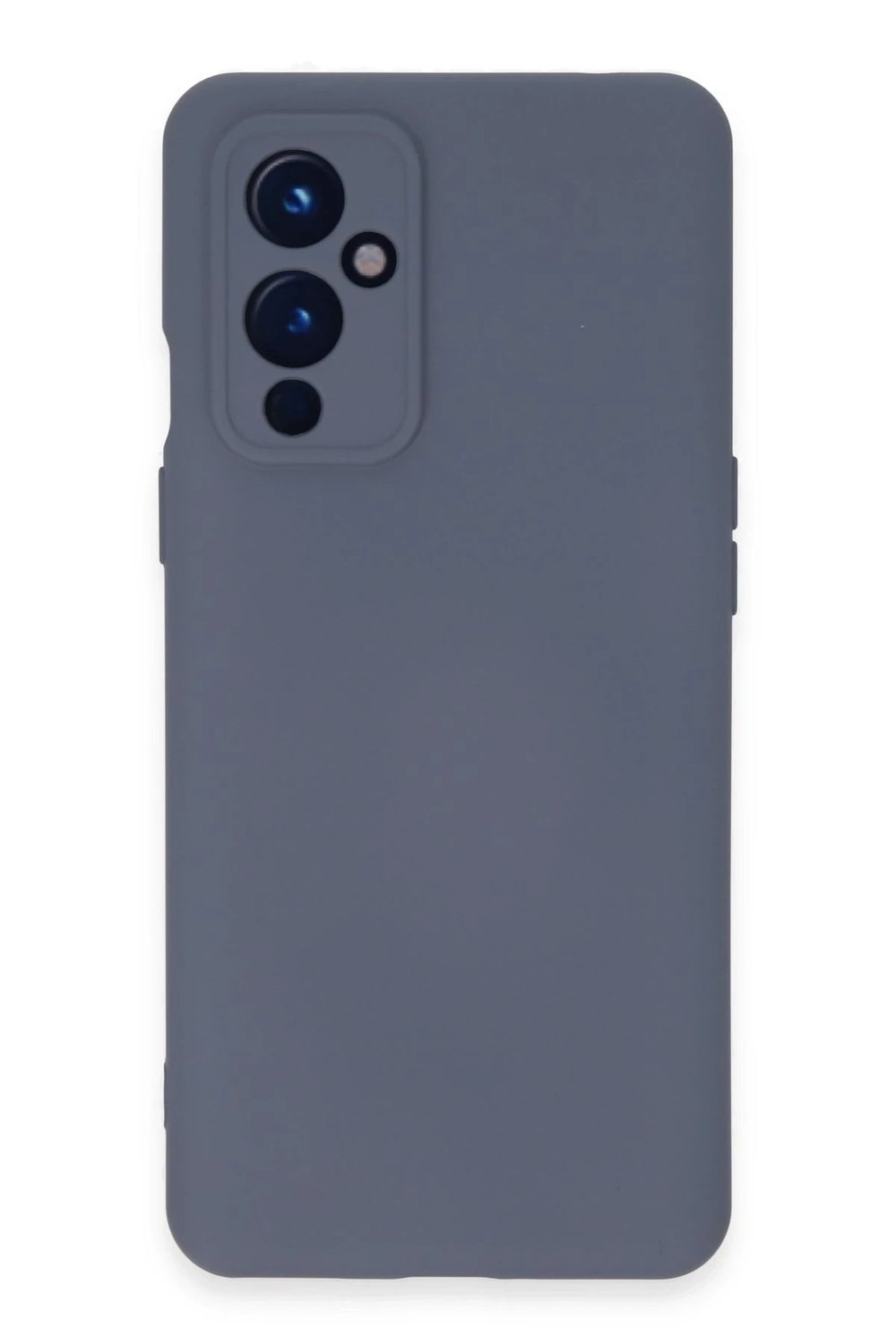 Mey İthalat®  One Plus 9 Kılıf Nano içi Kadife Silikon - Gri