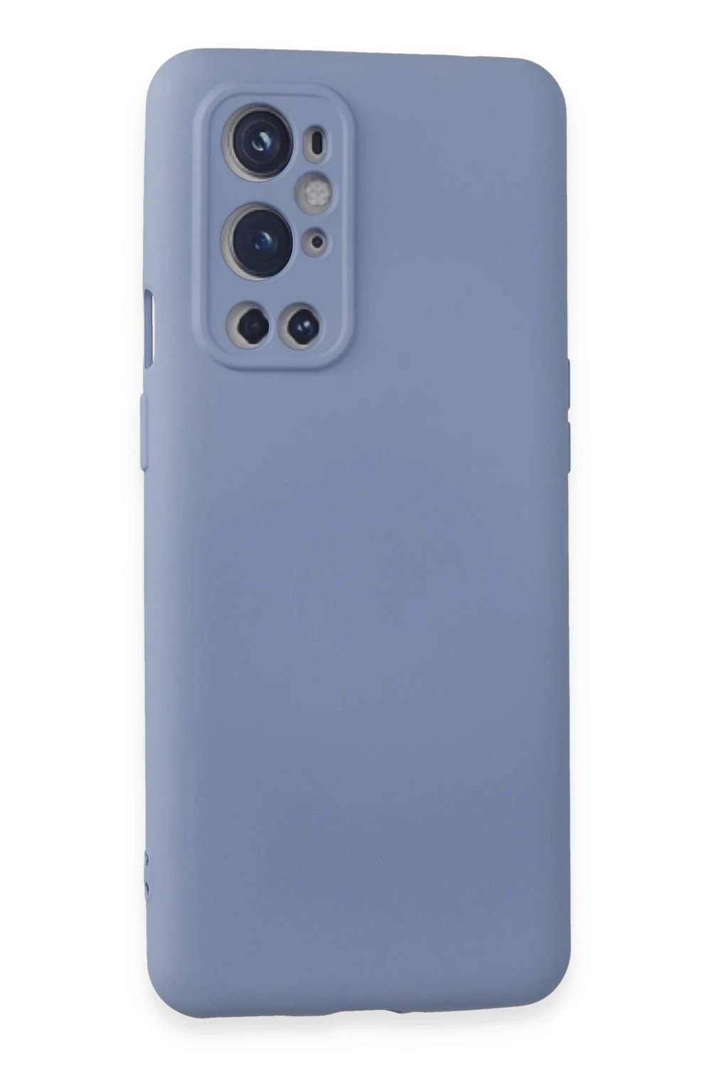 Mey İthalat®  One Plus 9 Pro Kılıf Nano içi Kadife Silikon - Mor