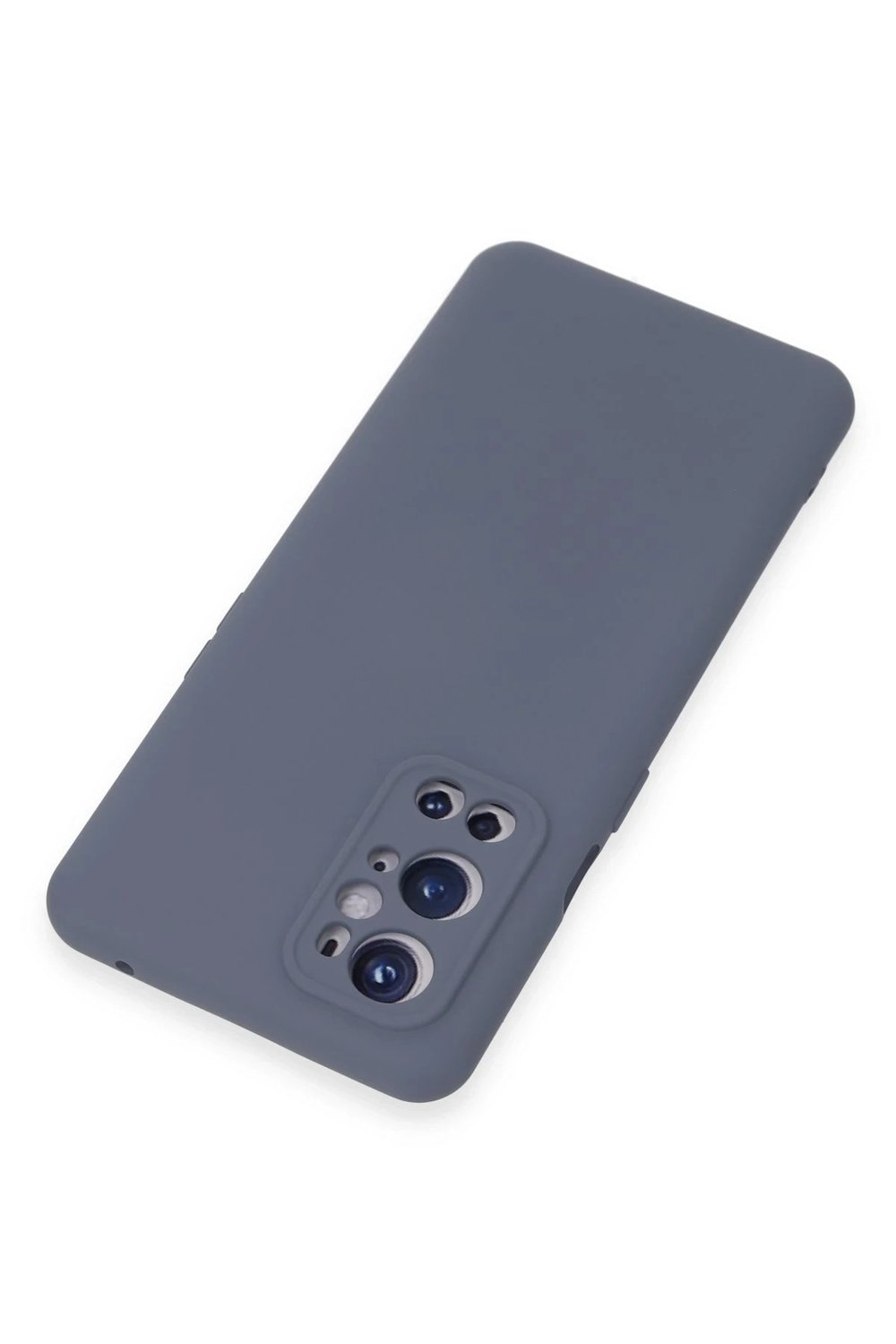 Mey İthalat®  One Plus 9 Pro Kılıf Nano içi Kadife Silikon - Gri