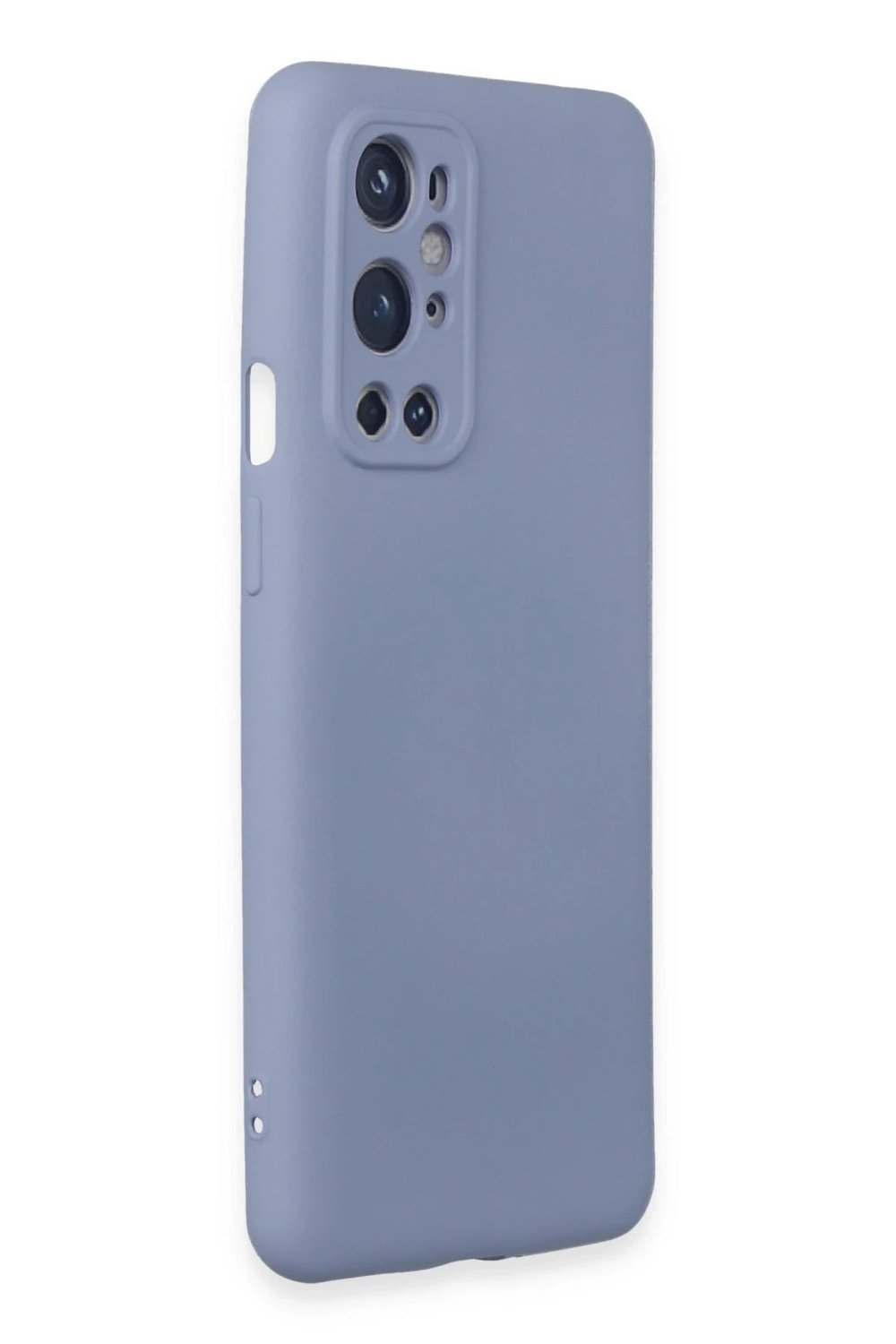 Mey İthalat®  One Plus 9 Pro Kılıf Nano içi Kadife Silikon - Mor