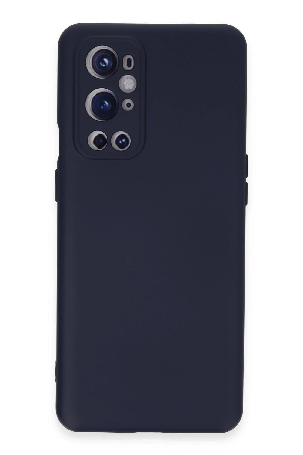 Mey İthalat®  One Plus 9 Pro Kılıf Nano içi Kadife Silikon - Lacivert