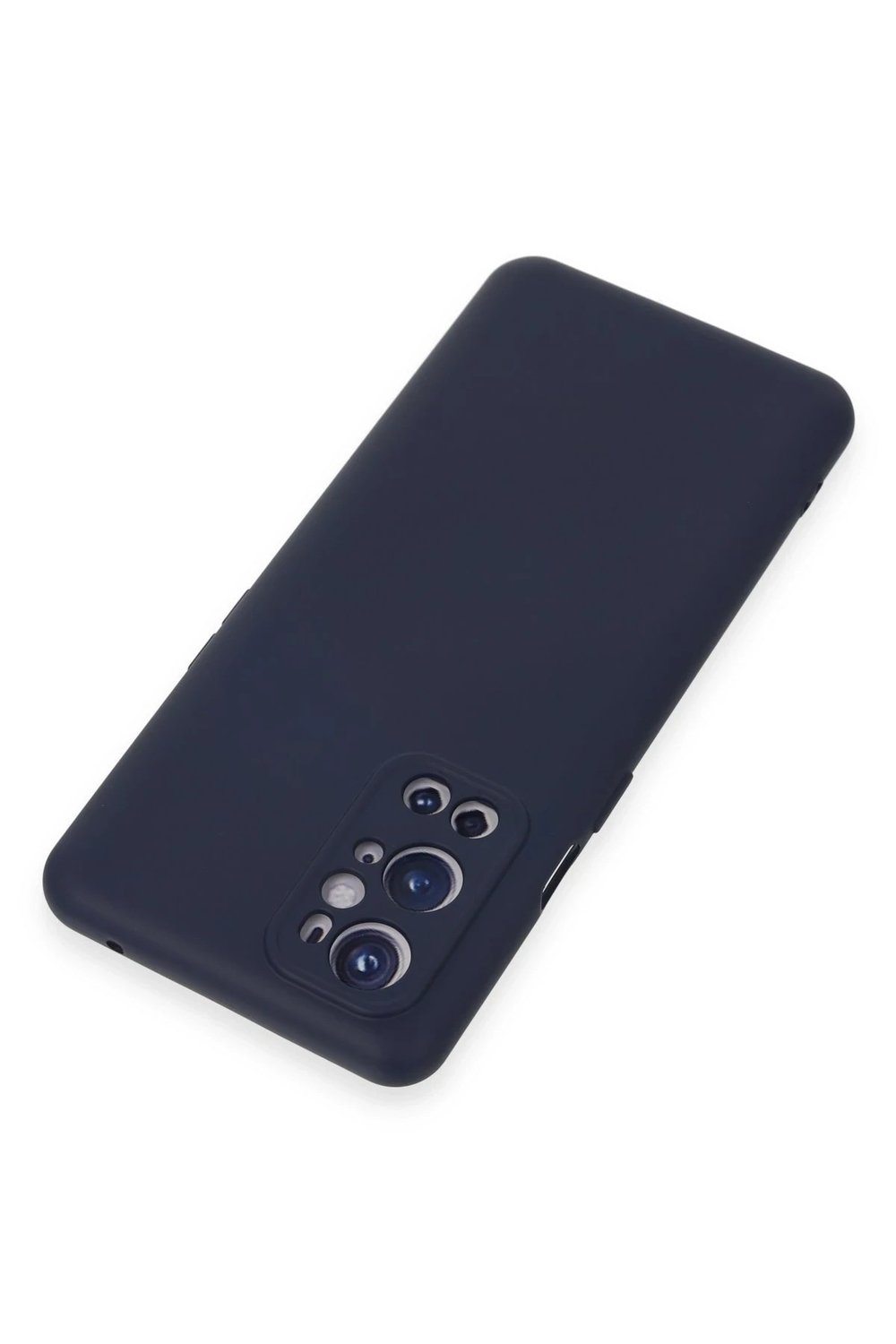 Mey İthalat®  One Plus 9 Pro Kılıf Nano içi Kadife Silikon - Lacivert