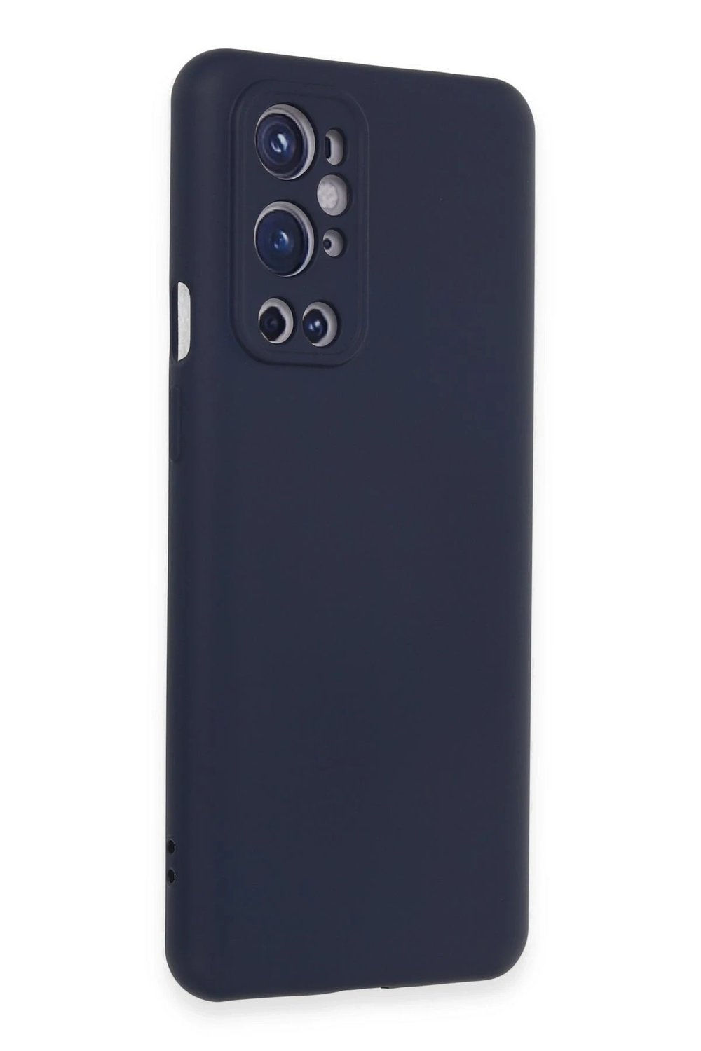 Mey İthalat®  One Plus 9 Pro Kılıf Nano içi Kadife Silikon - Lacivert