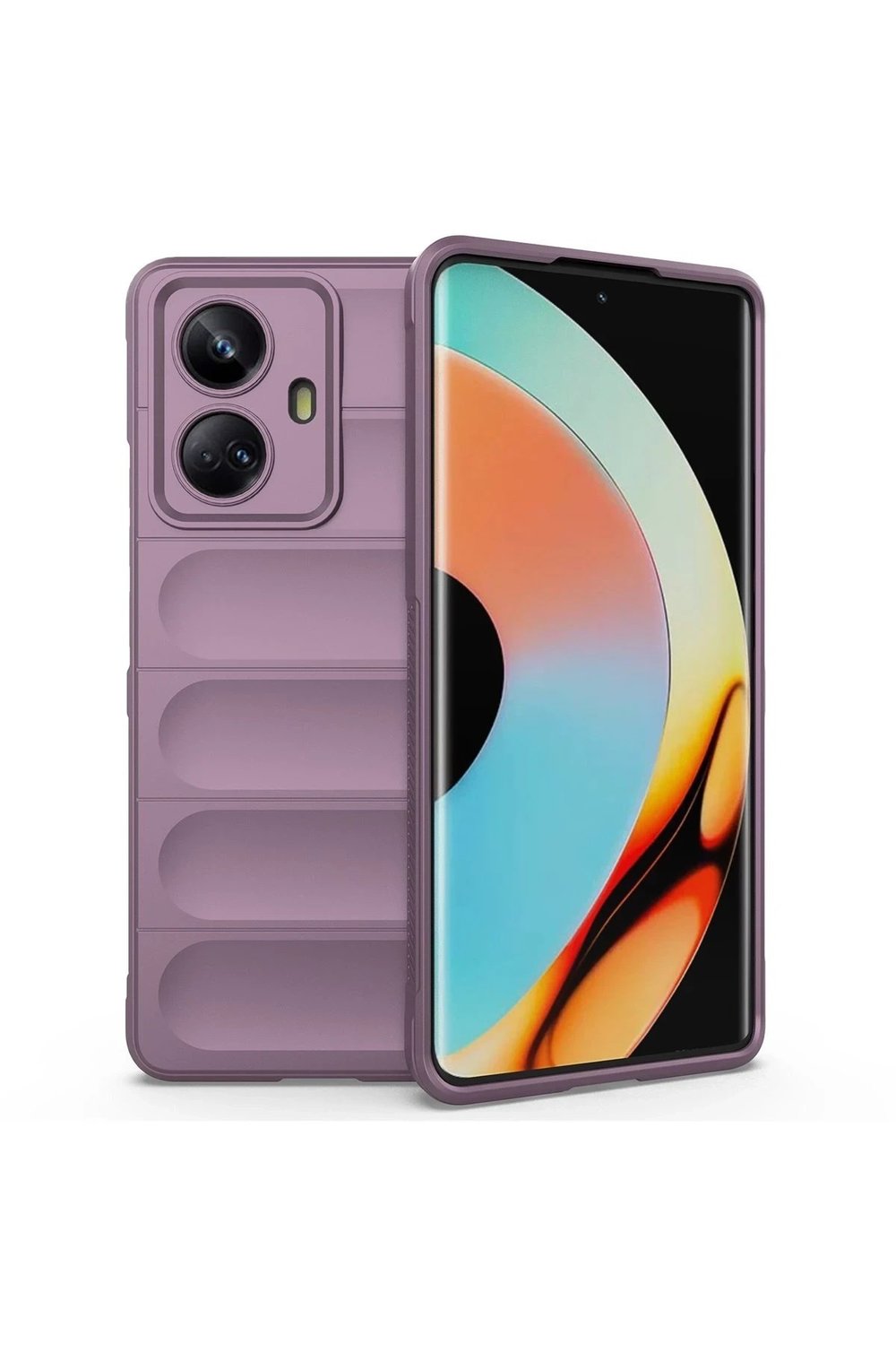 Mey İthalat®  Realme 10 Pro 5G Kılıf Optimum Silikon - Mor