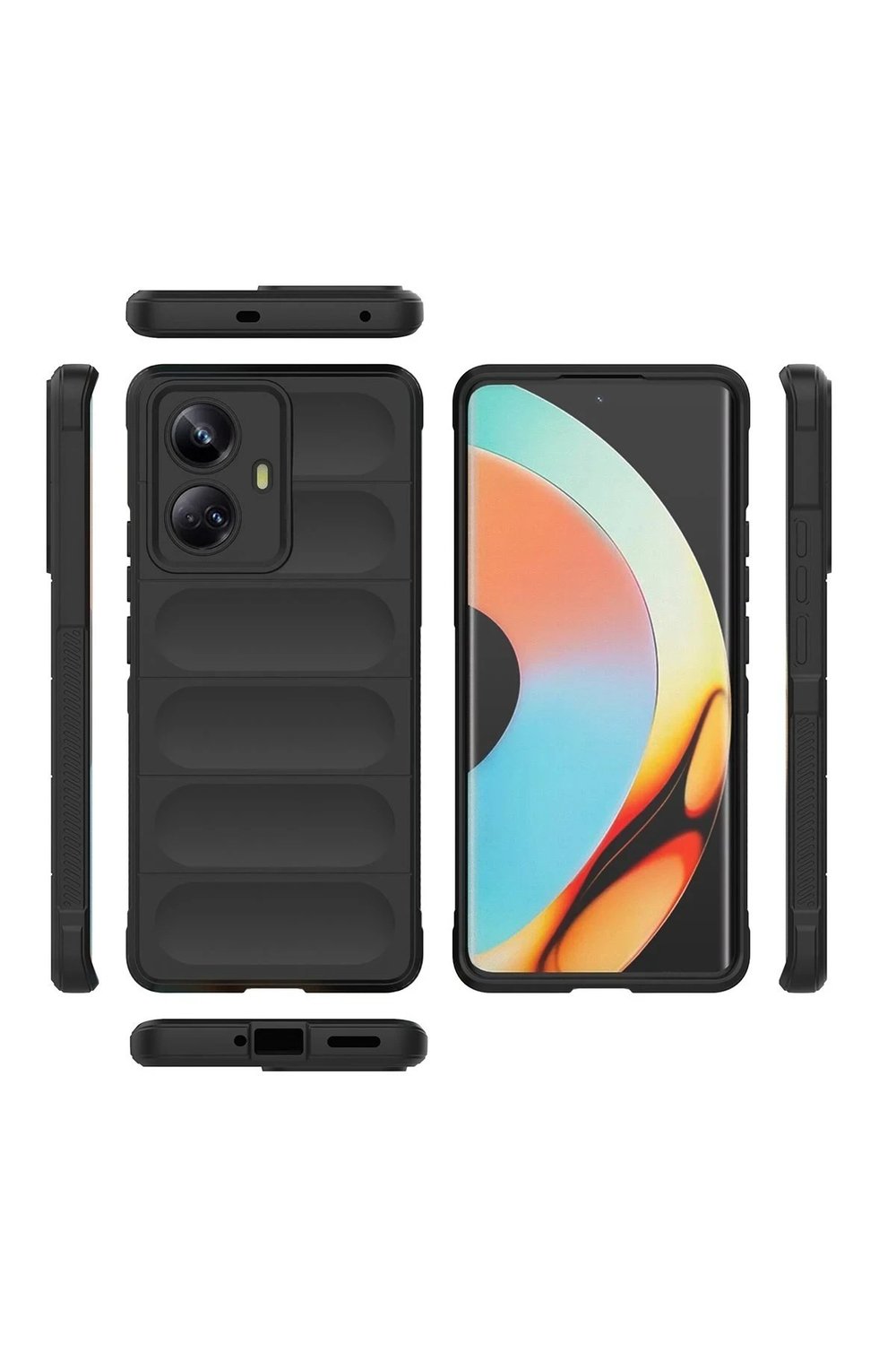 Mey İthalat®  Realme 10 Pro 5G Kılıf Optimum Silikon - Mor