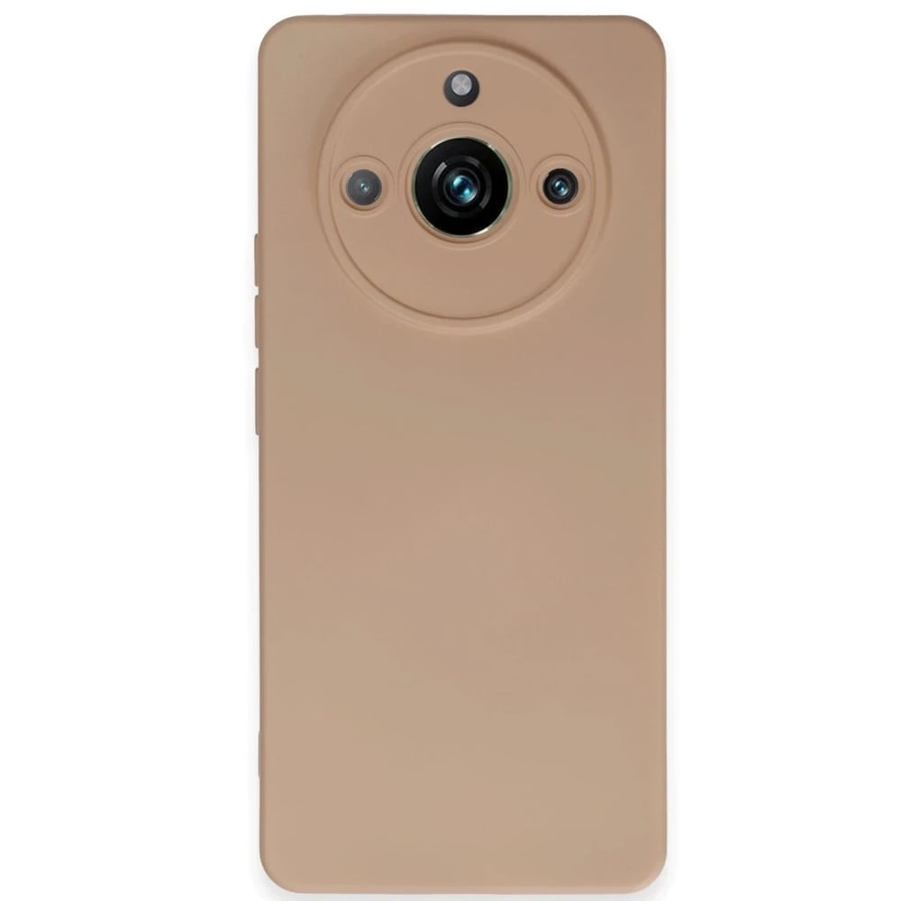 Mey İthalat®  Realme 11 Pro Kılıf Nano içi Kadife Silikon - Pudra