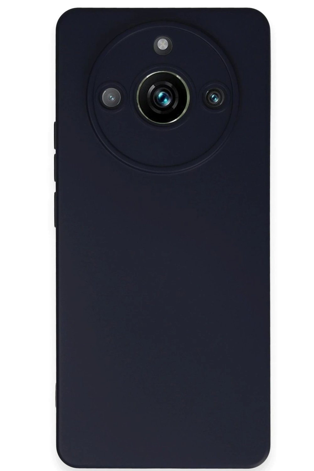 Mey İthalat®  Realme 11 Pro Kılıf Nano içi Kadife Silikon - Lacivert