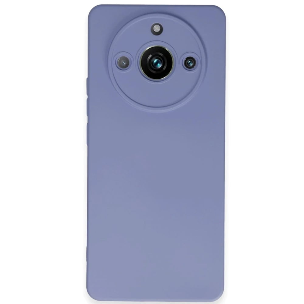 Mey İthalat®  Realme 11 Pro Kılıf Nano içi Kadife Silikon - Lila