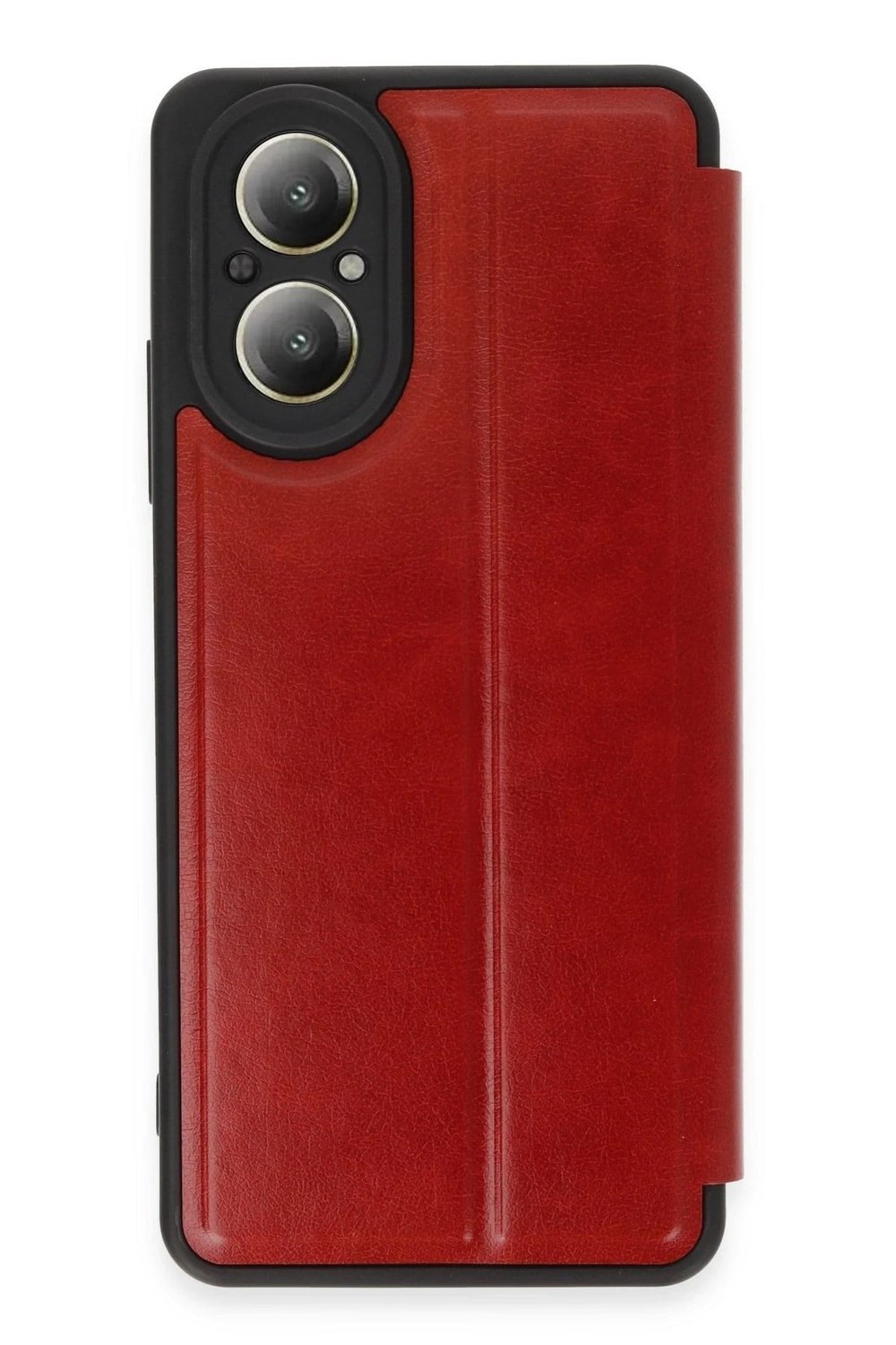Mey İthalat®  Realme 12 Lite Kılıf Flip Cover - Kırmızı