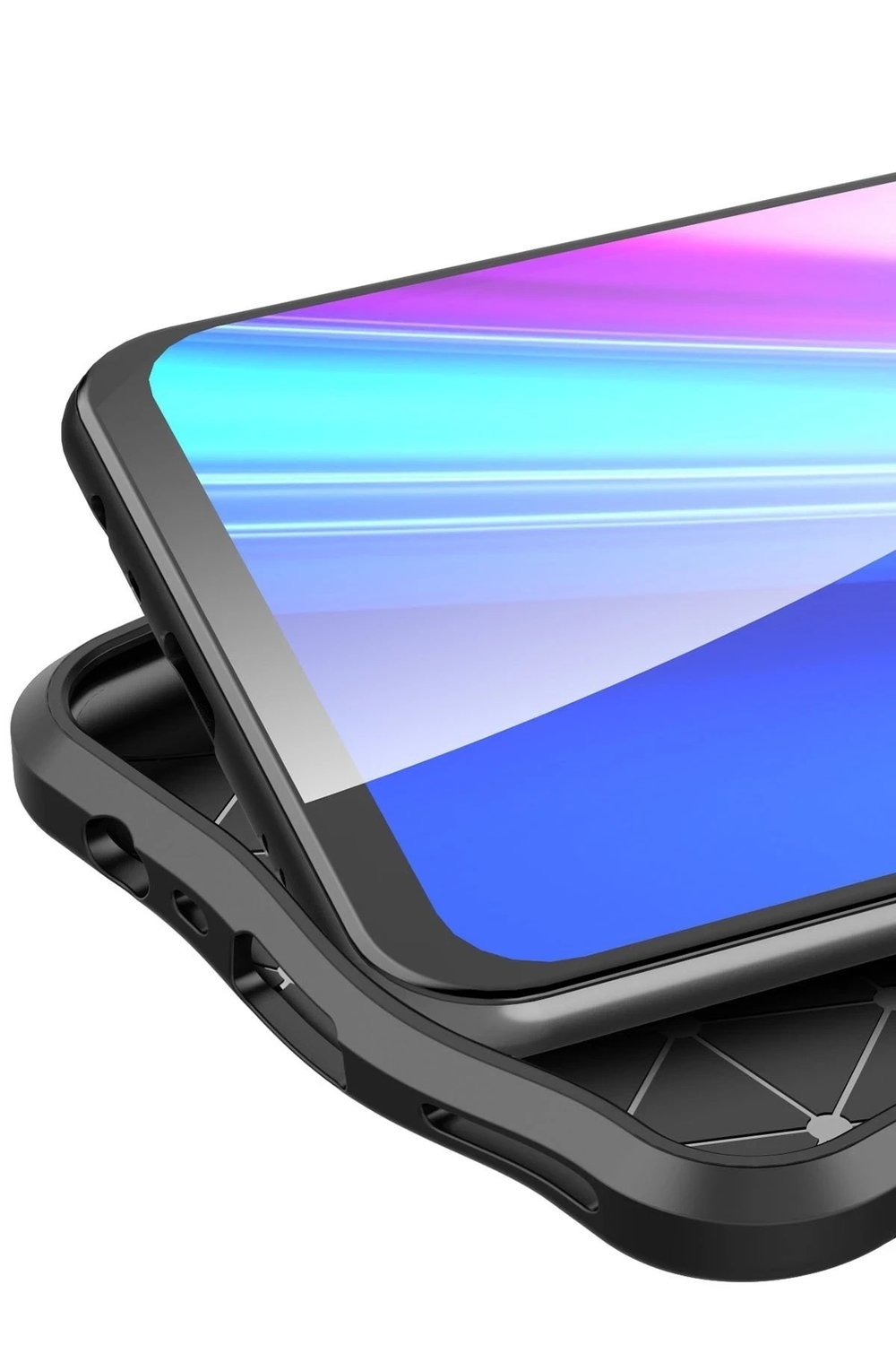 Mey İthalat®  Realme 7 Kılıf Auto Focus Kapak - Kırmızı