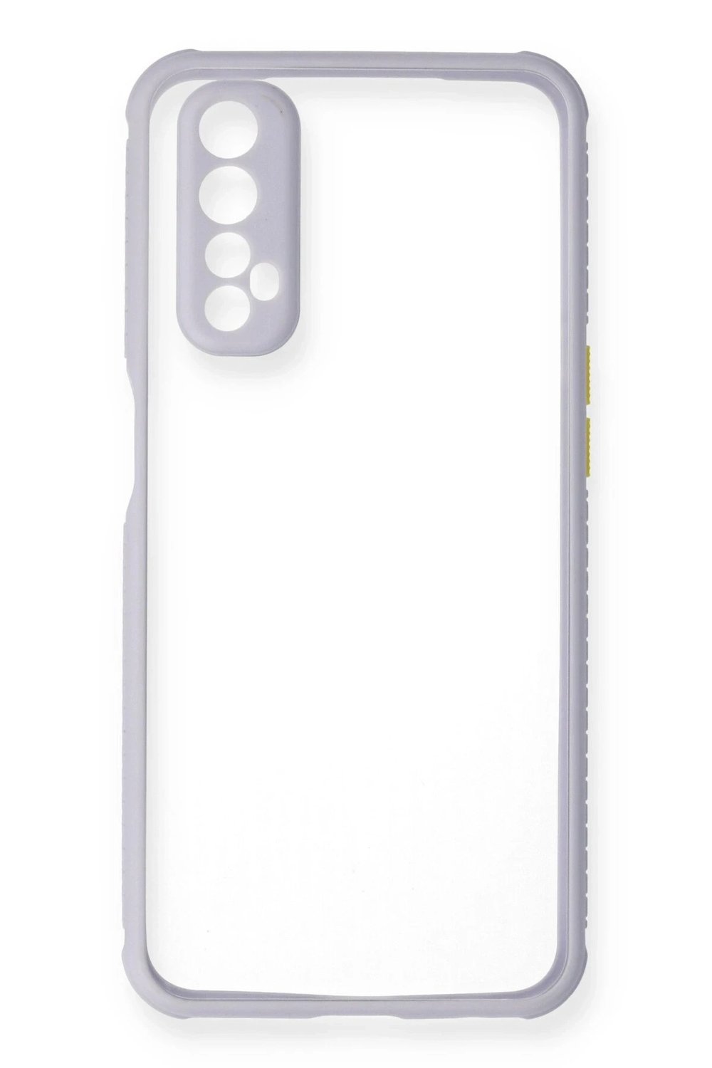 Mey İthalat®  Realme 7 Kılıf Miami Şeffaf Silikon - Lila
